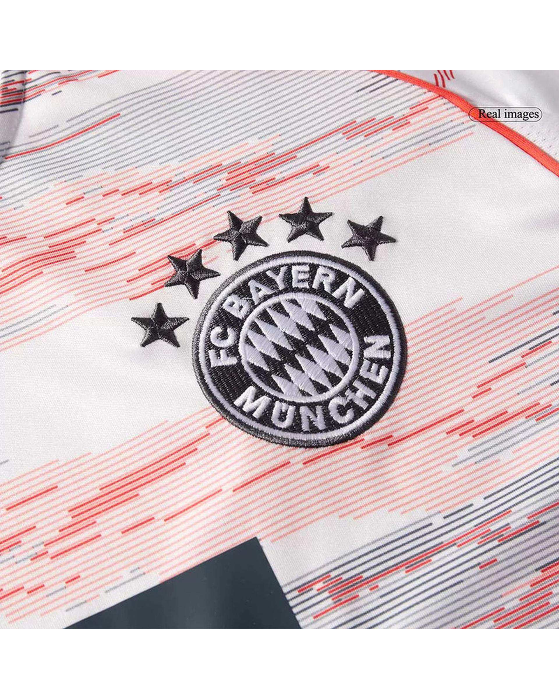 ست تی شرت و شلوارک ورزشی پسرانه سفید پانیل Panil مدل بایرن مونیخ کد Away 2026