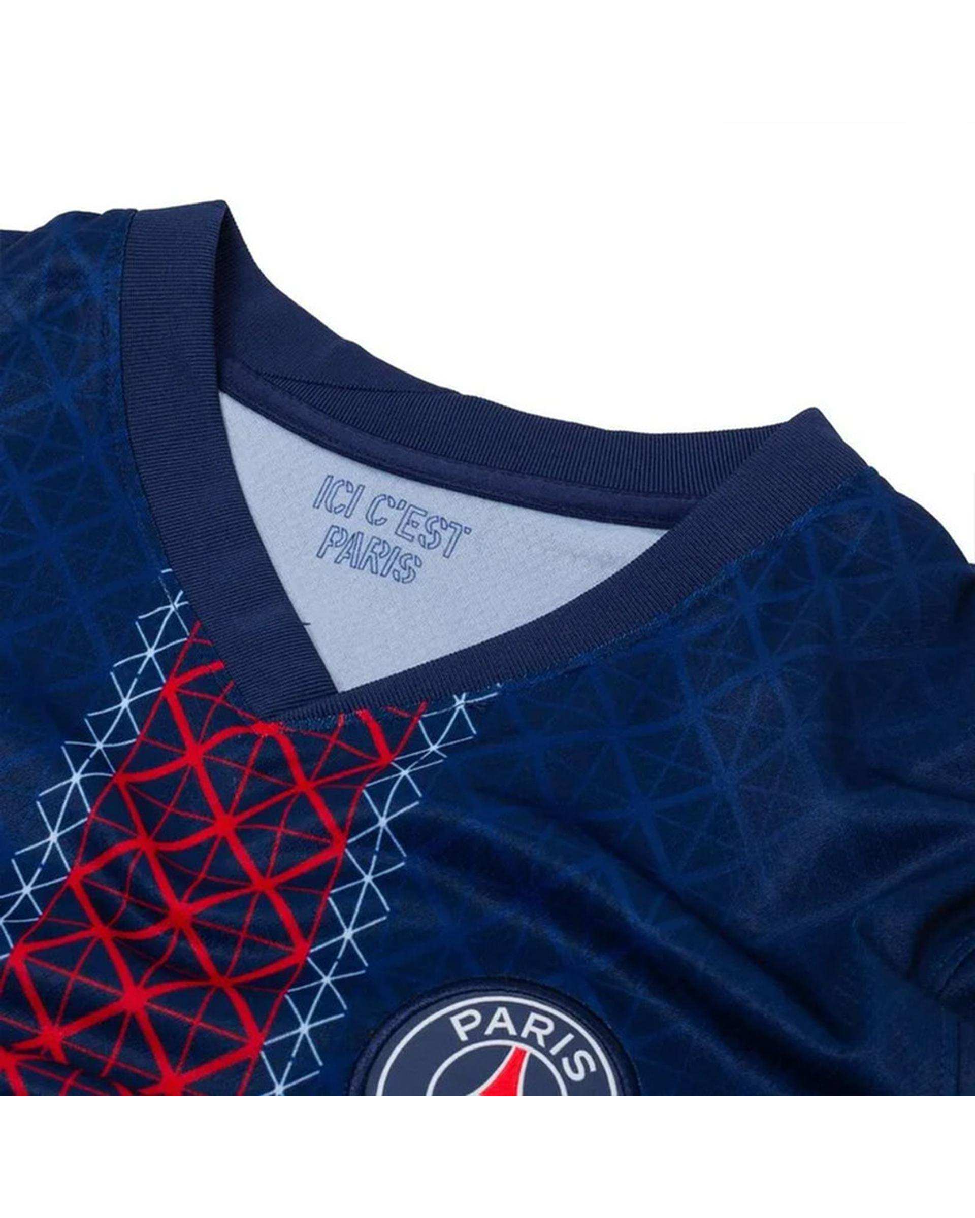 ست تی شرت و شلوارک ورزشی پسرانه سرمه ای پانیل Panil مدل پاریس کد Home 2026