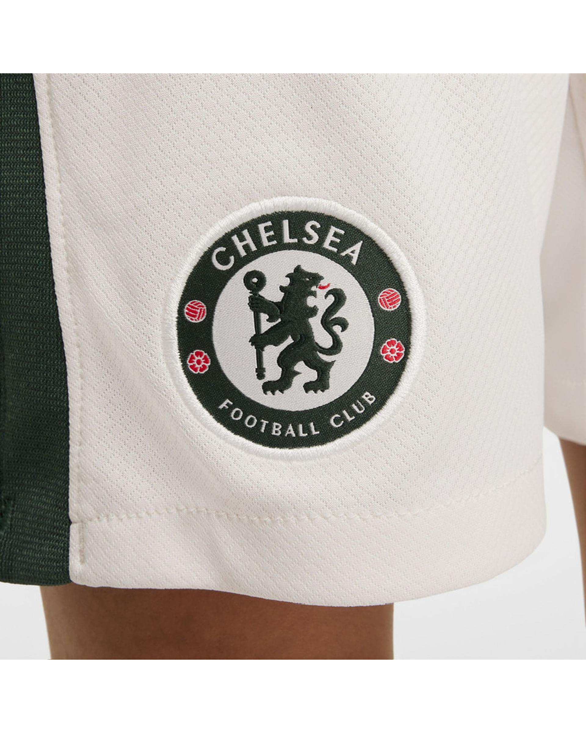 ست تی شرت و شلوارک ورزشی پسرانه سفید پانیل Panil مدل چلسی کد Away 2026