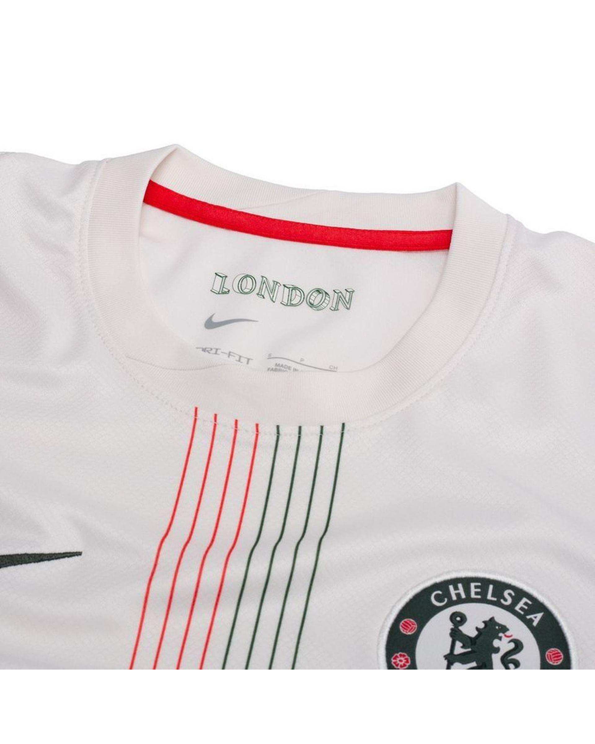 ست تی شرت و شلوارک ورزشی پسرانه سفید پانیل Panil مدل چلسی کد Away 2026