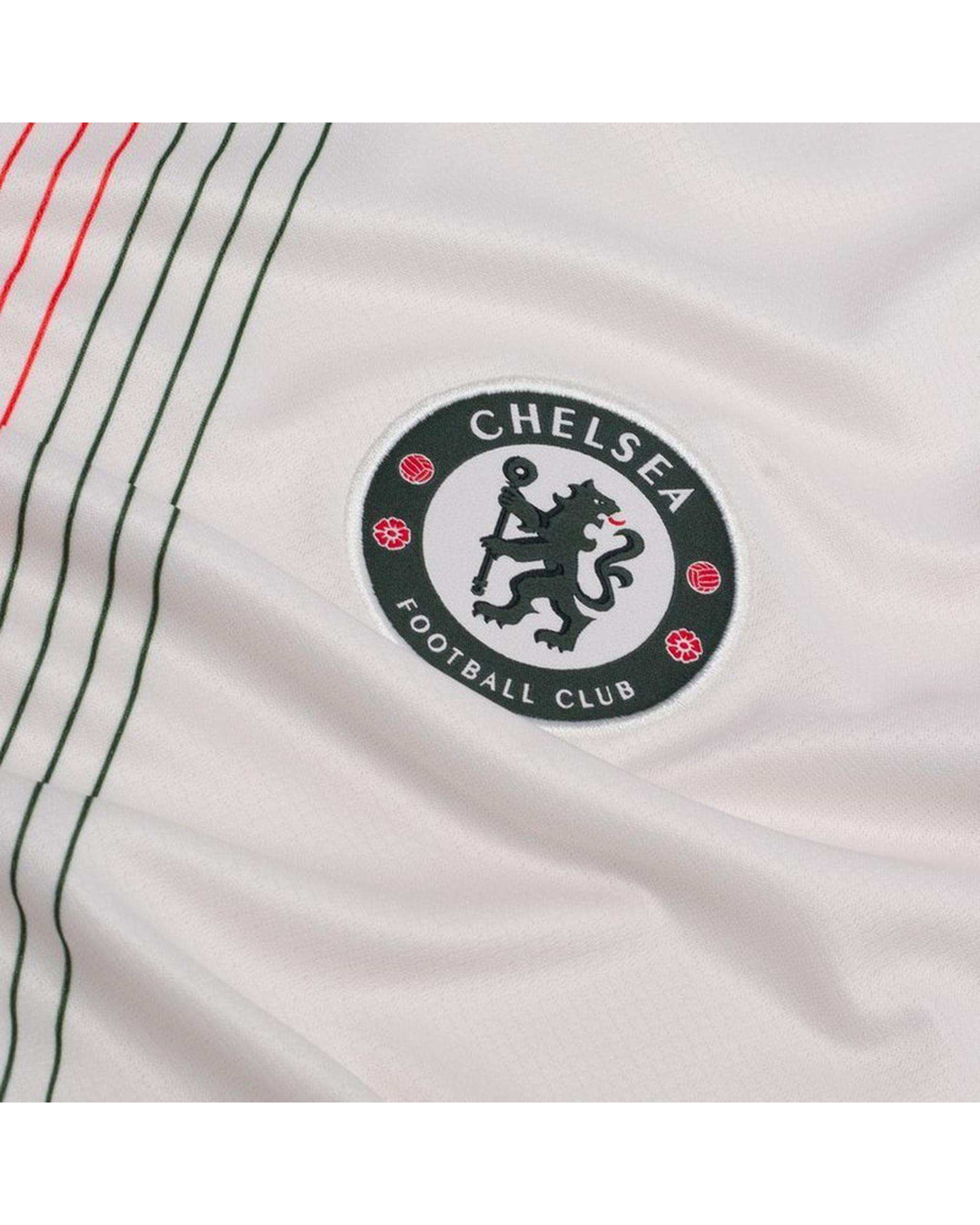 ست تی شرت و شلوارک ورزشی پسرانه سفید پانیل Panil مدل چلسی کد Away 2026