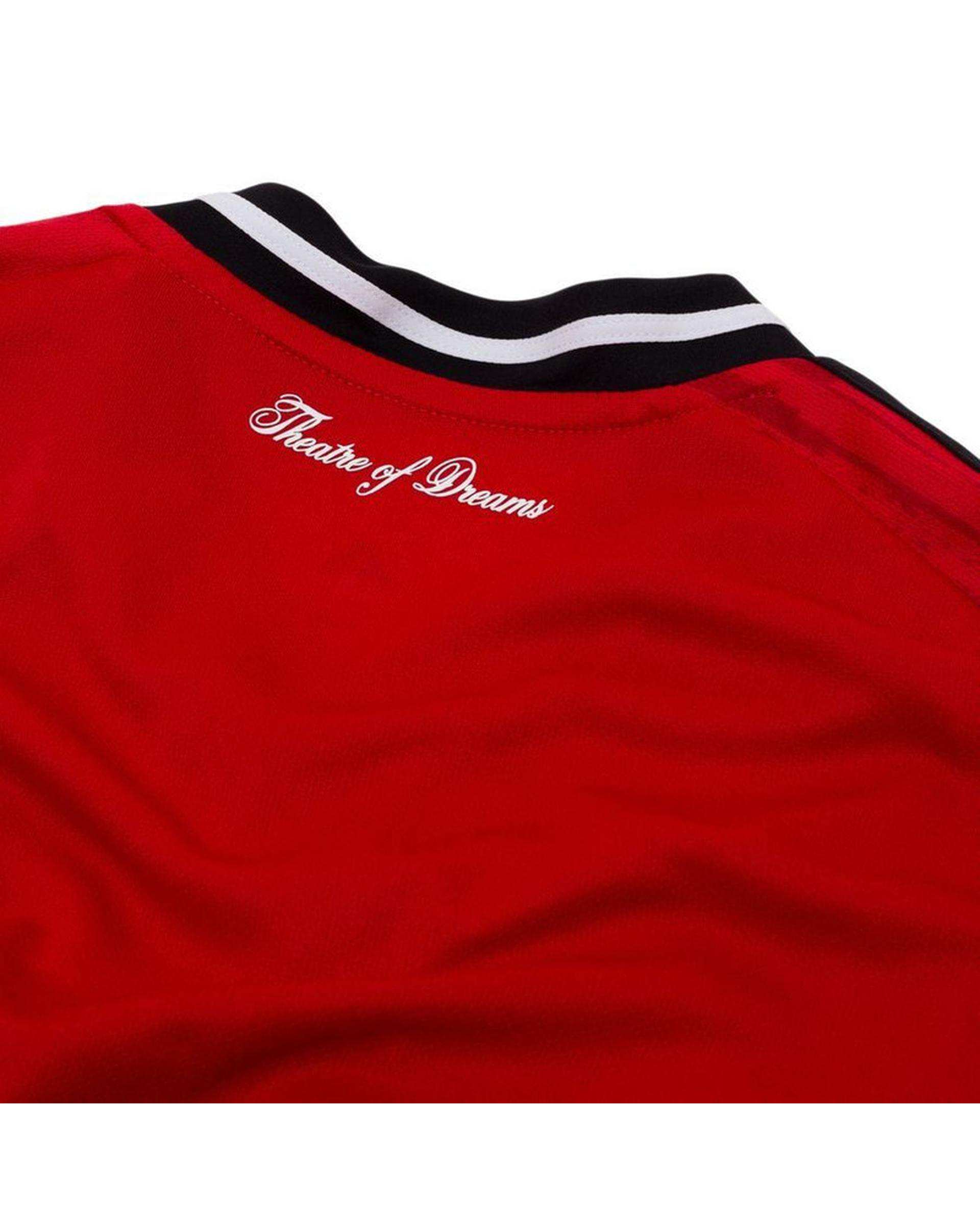 ست تی شرت و شلوارک ورزشی پسرانه قرمز پانیل Panil مدل منچستر یونایتد Home 2026