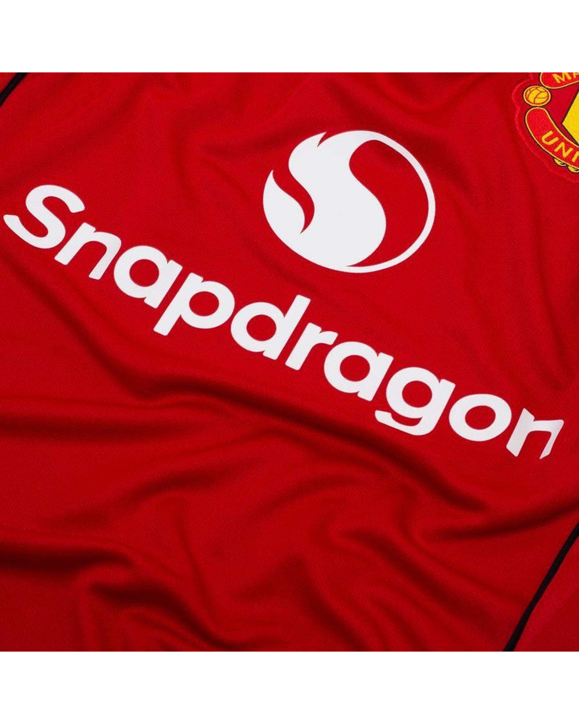 ست تی شرت و شلوارک ورزشی پسرانه قرمز پانیل Panil مدل منچستر یونایتد Home 2026