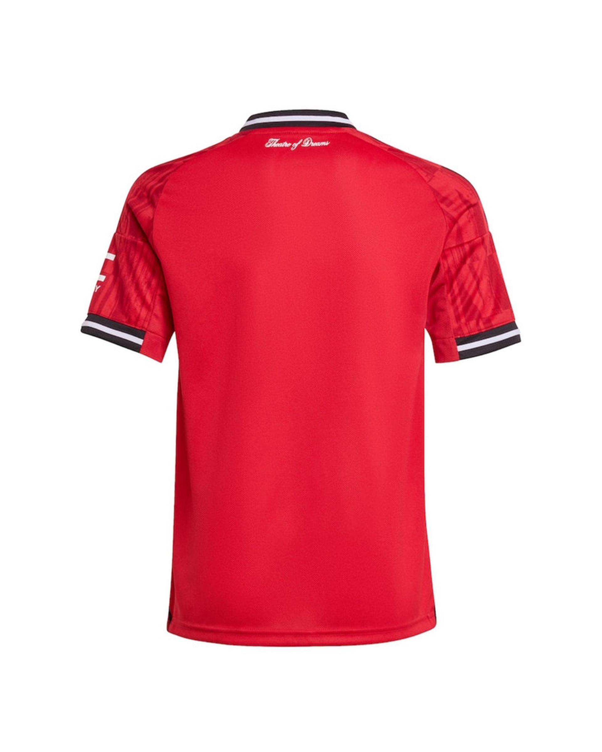 ست تی شرت و شلوارک ورزشی پسرانه قرمز پانیل Panil مدل منچستر یونایتد Home 2026