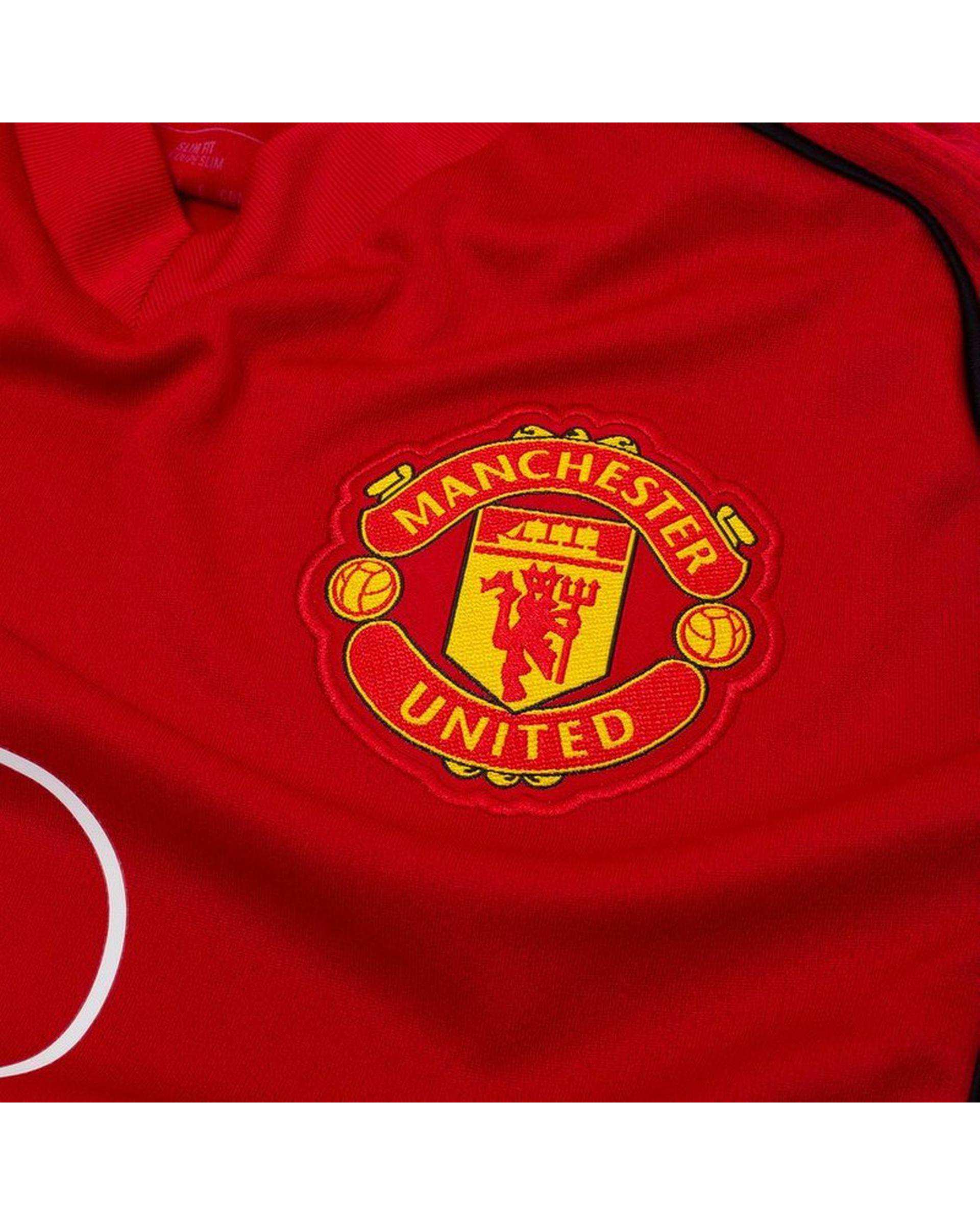 ست تی شرت و شلوارک ورزشی پسرانه قرمز پانیل Panil مدل منچستر یونایتد Home 2026