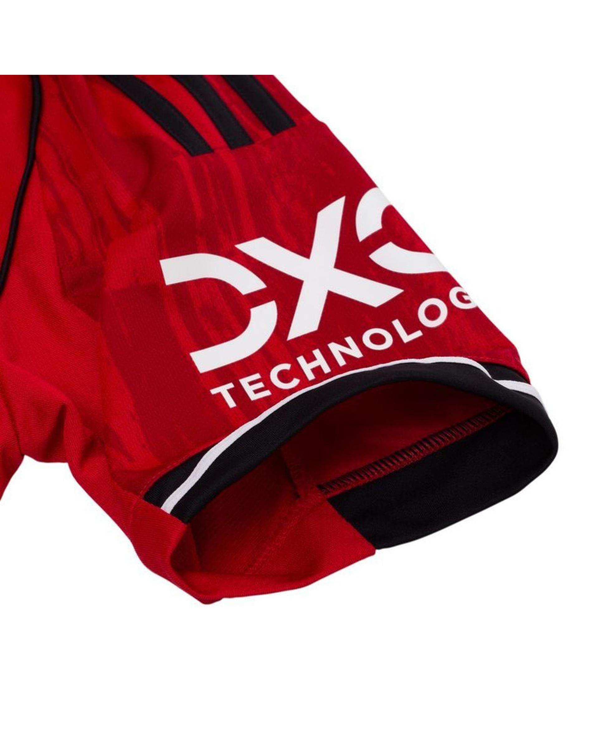 ست تی شرت و شلوارک ورزشی پسرانه قرمز پانیل Panil مدل منچستر یونایتد Home 2026