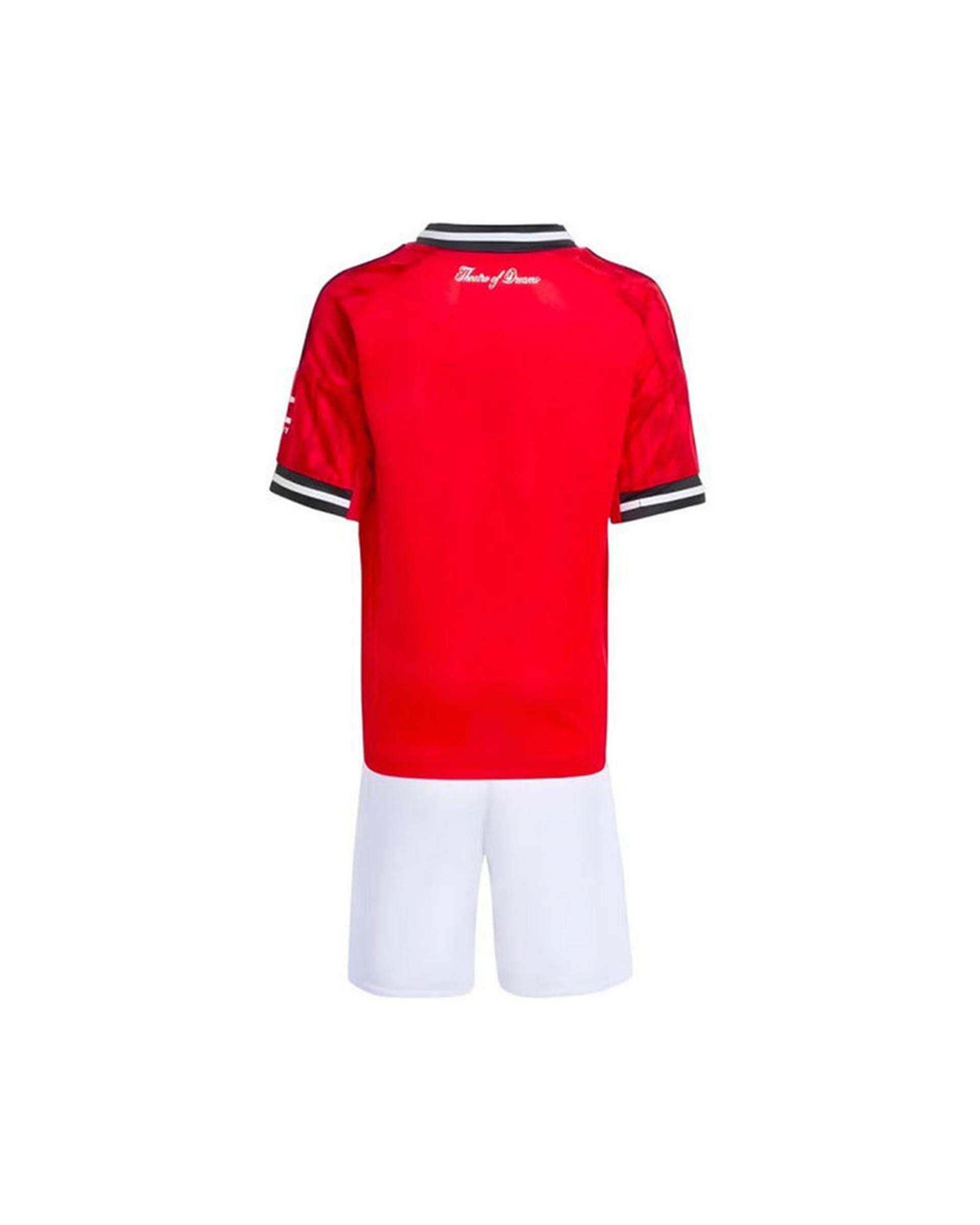 ست تی شرت و شلوارک ورزشی پسرانه قرمز پانیل Panil مدل منچستر یونایتد Home 2026