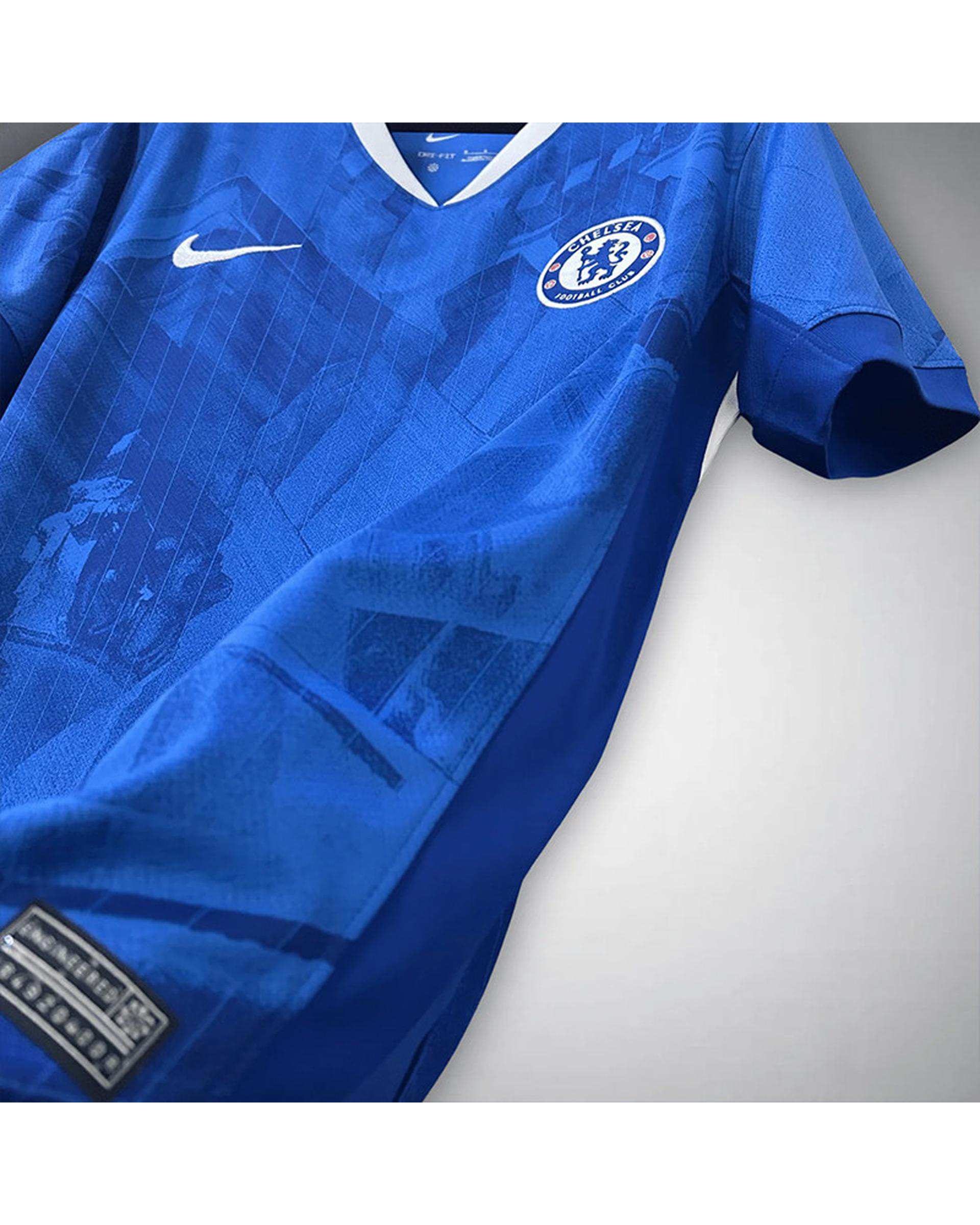 ست تی شرت و شلوارک ورزشی پسرانه آبی پانیل Panil مدل چلسی Home 2026