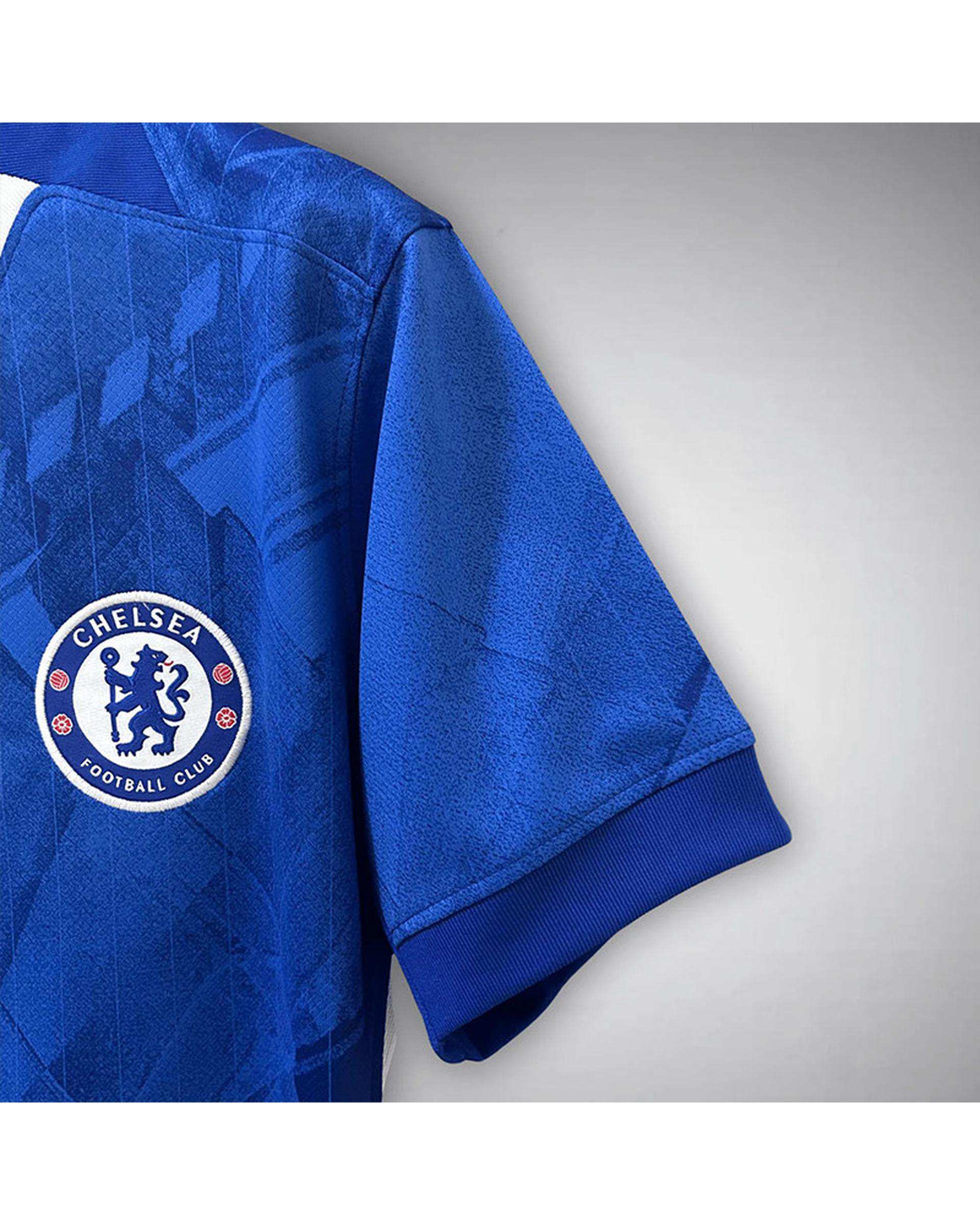 ست تی شرت و شلوارک ورزشی پسرانه آبی پانیل Panil مدل چلسی Home 2026