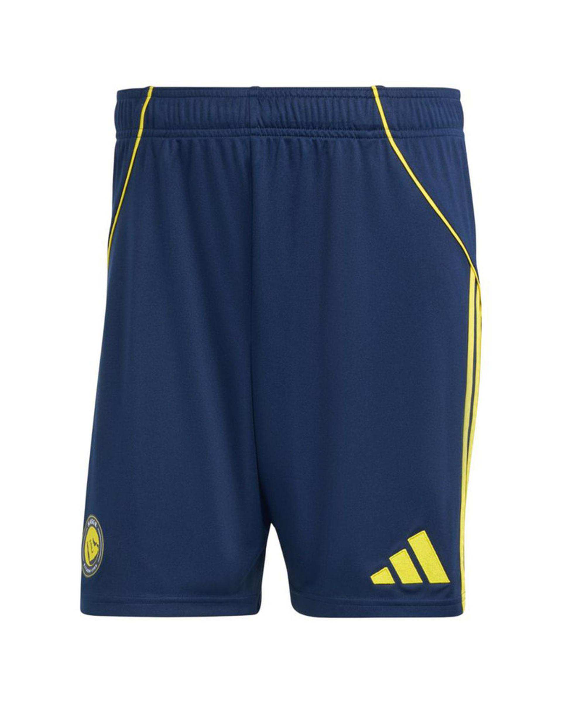 ست تی شرت و شلوارک ورزشی مردانه زرد پانیل Panil مدل النصر عربستان Home 2026