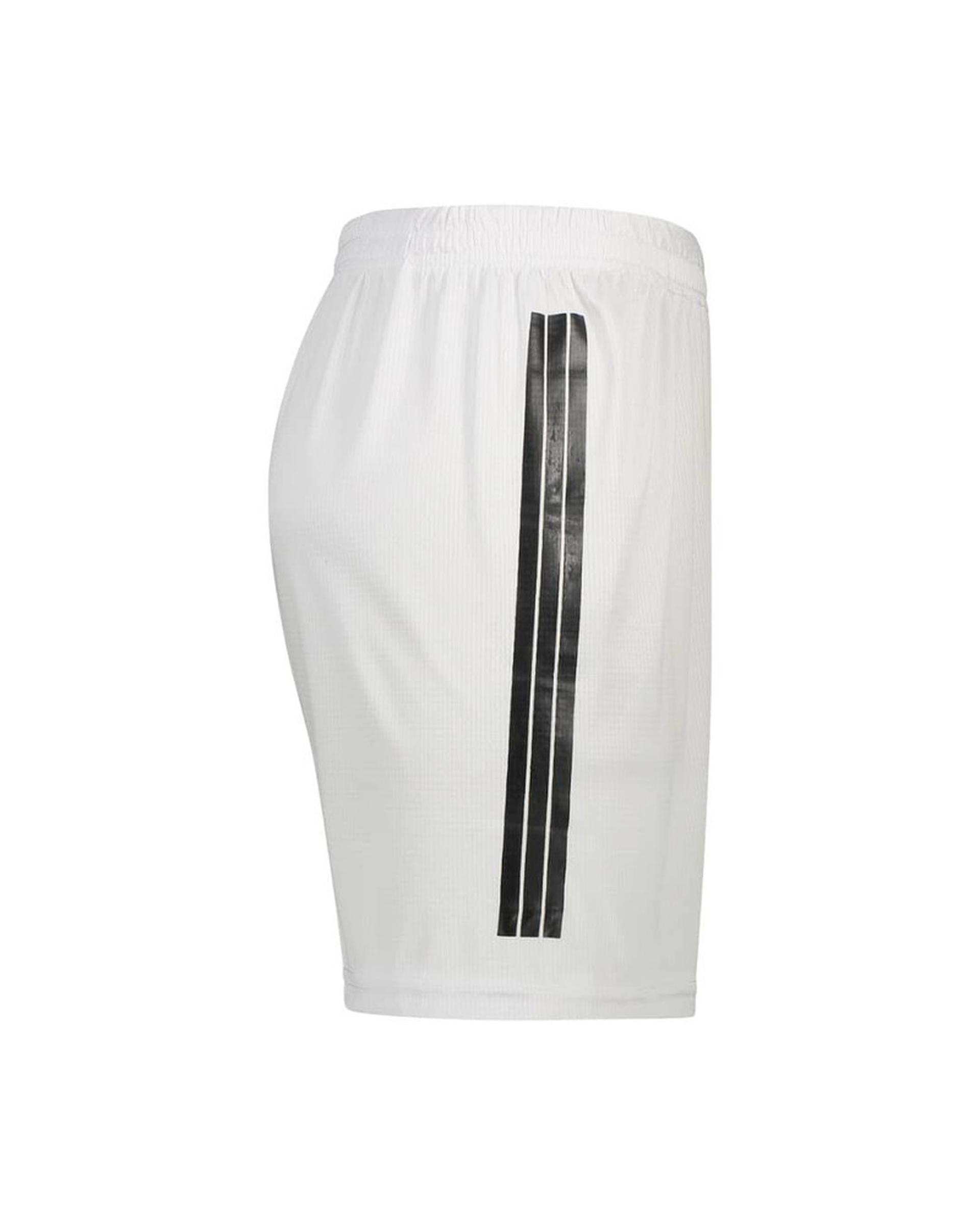 ست تی شرت و شلوارک ورزشی پسرانه سفید پانیل Panil مدل رئال مادرید طرح امباپه کد sn2026