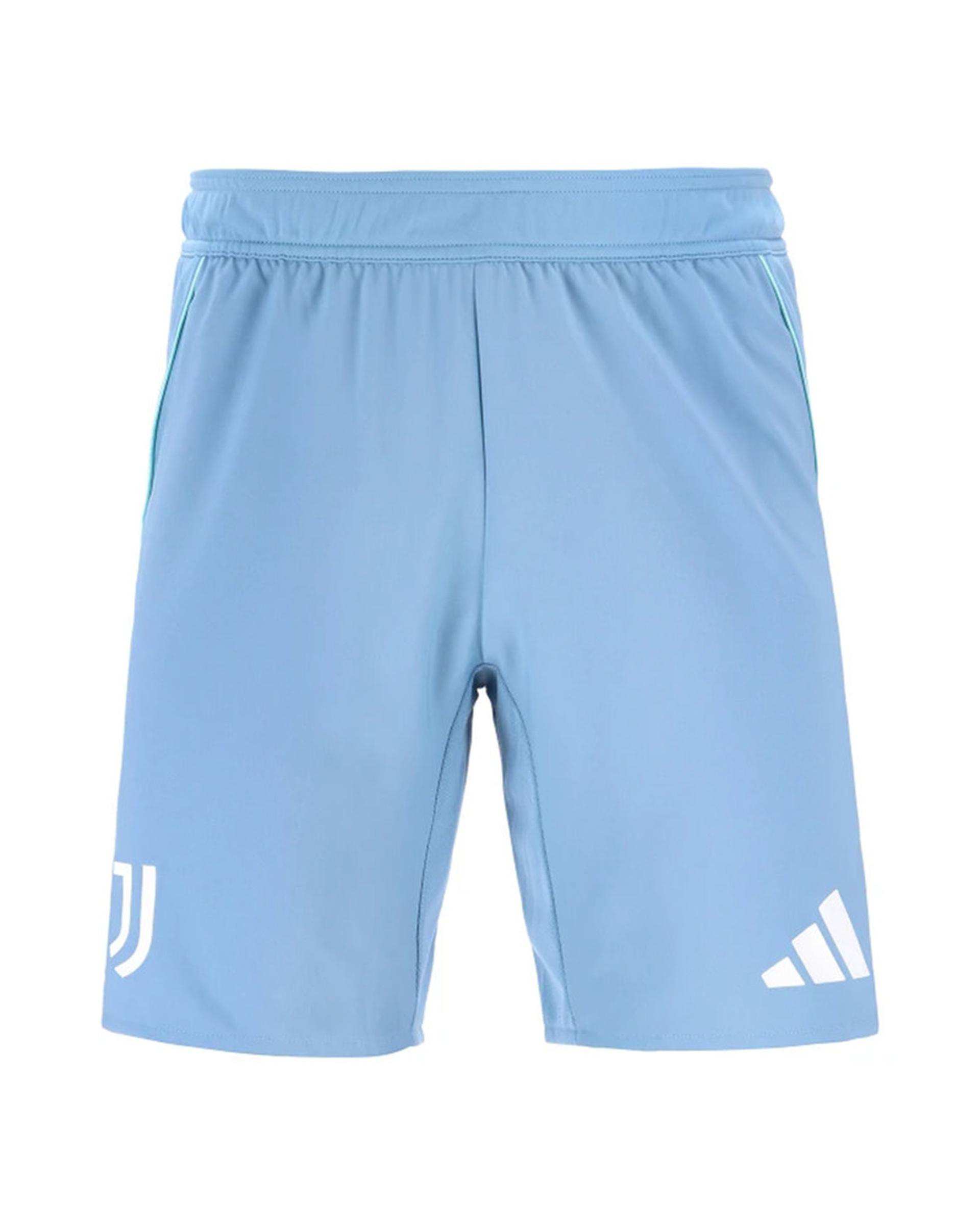 ست تی شرت و شلوارک ورزشی مردانه آبی پانیل Panil مدل یوونتوس Away 2026