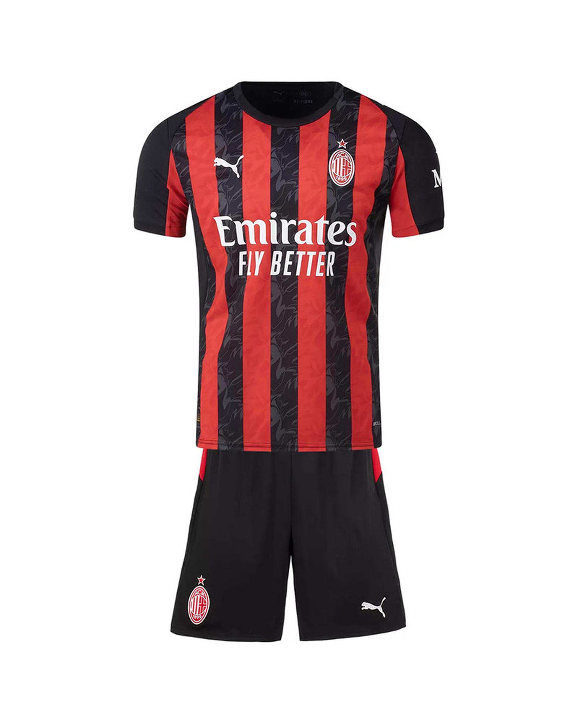 ست تی شرت و شلوارک ورزشی پسرانه قرمز پانیل Panil مدل میلان کد Home 2026