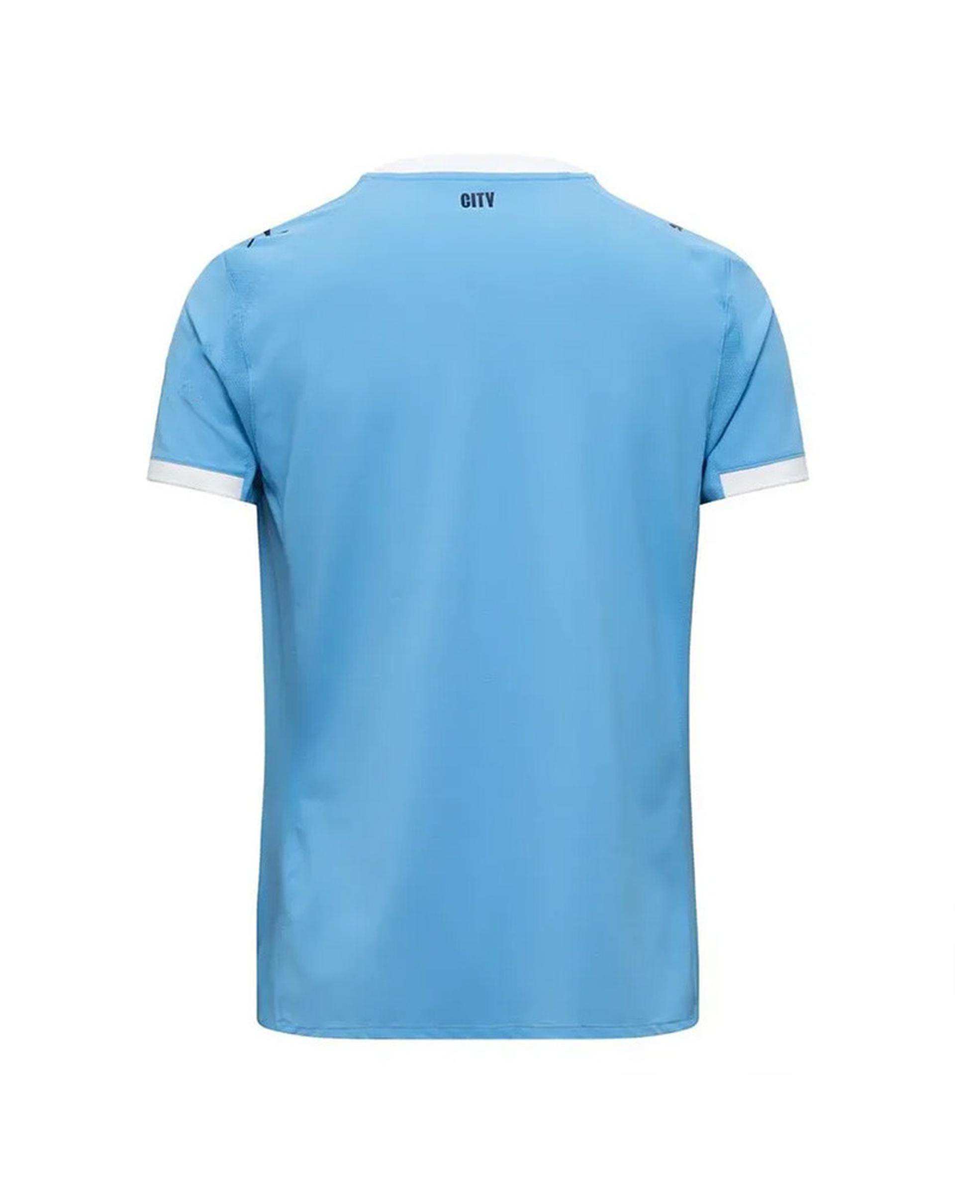 ست تی شرت و شلوارک ورزشی پسرانه آبی پانیل Panil مدل منچستر سیتی Home 2026