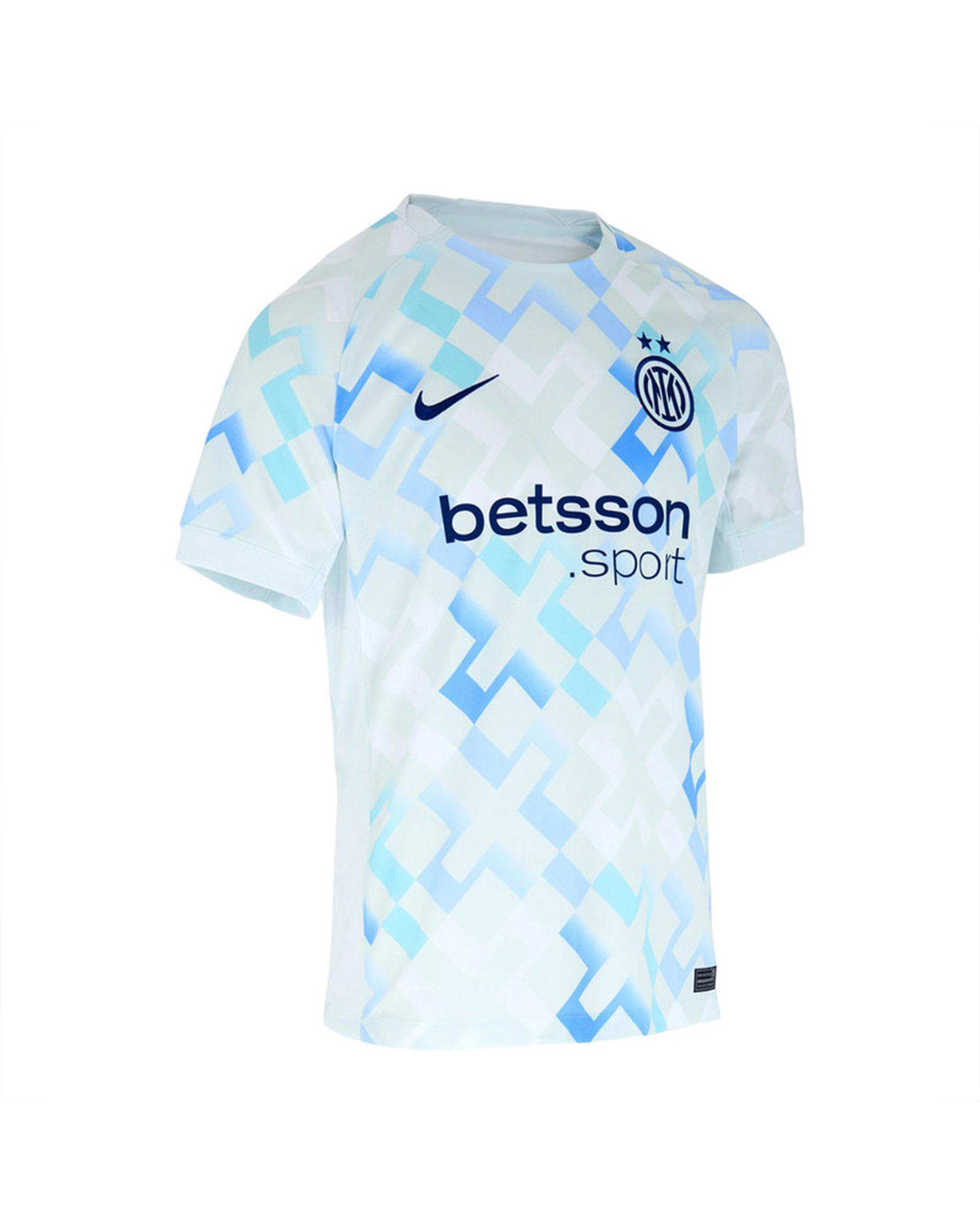 ست تی شرت و شلوارک ورزشی مردانه آبی پانیل Panil مدل اینتر میلان Away 2026