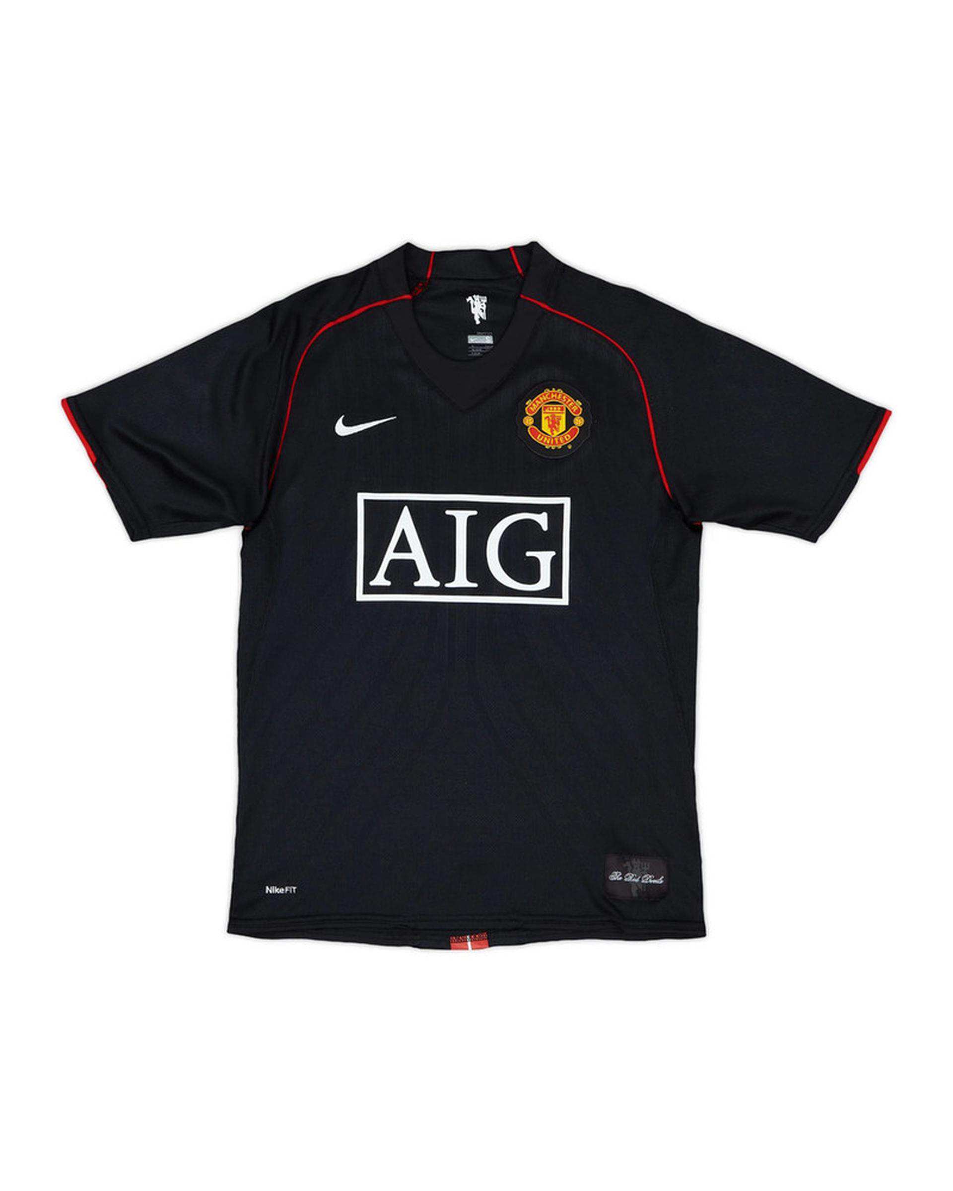 تی شرت ورزشی مردانه مشکی پانیل Panil مدل منچستر یونایتد 2008