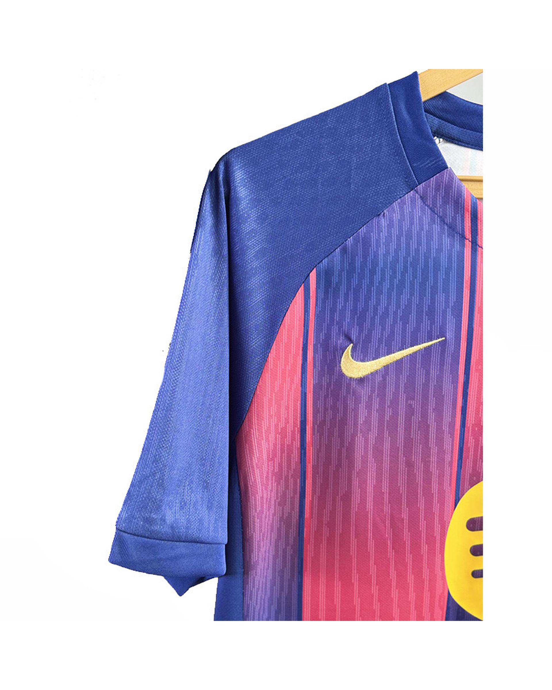 ست تی شرت و شلوارک ورزشی پسرانه سرمه ای پانیل Panil مدل بارسلونا کد Home 2026