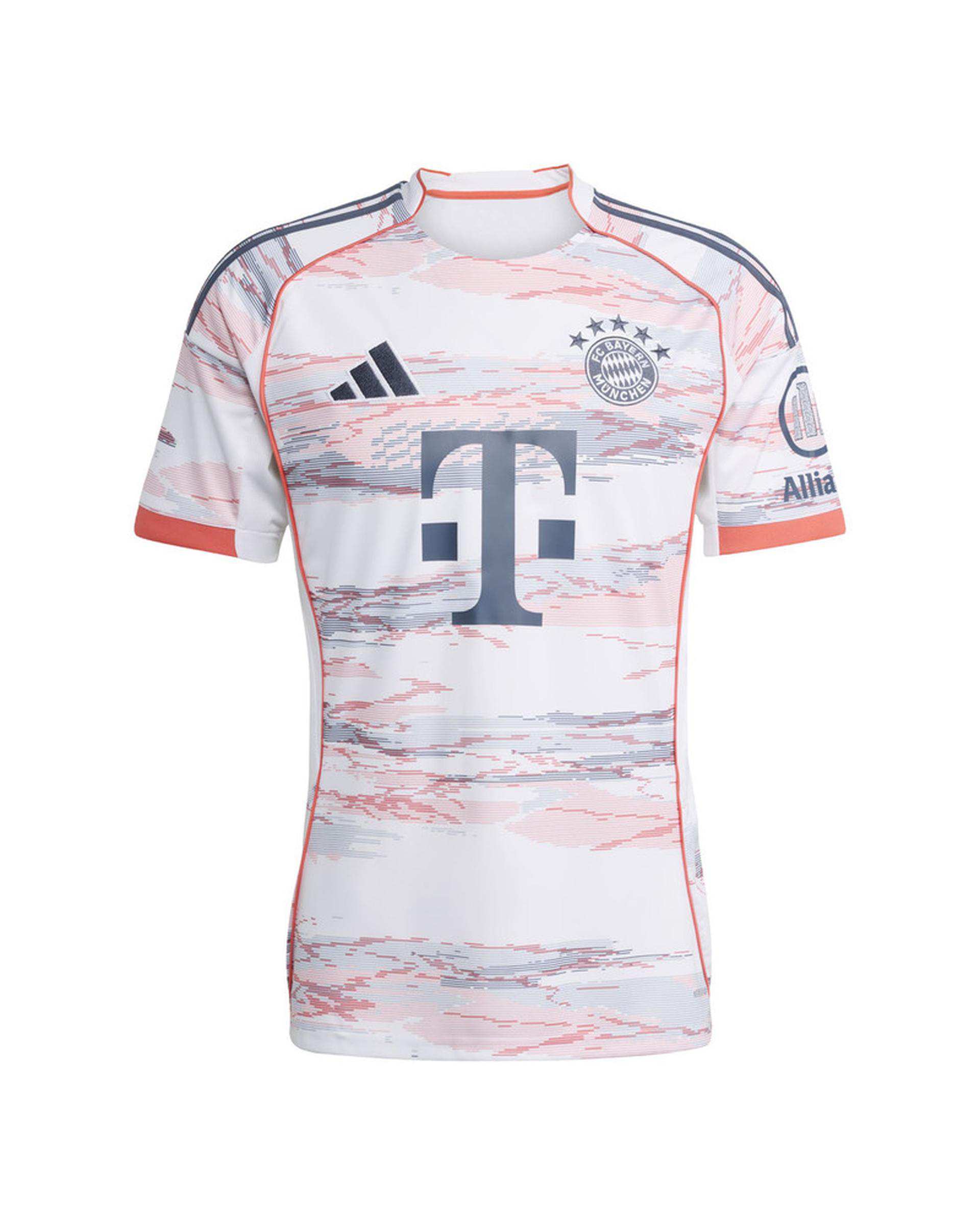 تی شرت ورزشی مردانه سفید پانیل Panil مدل بایرن مونیخ Away 2026