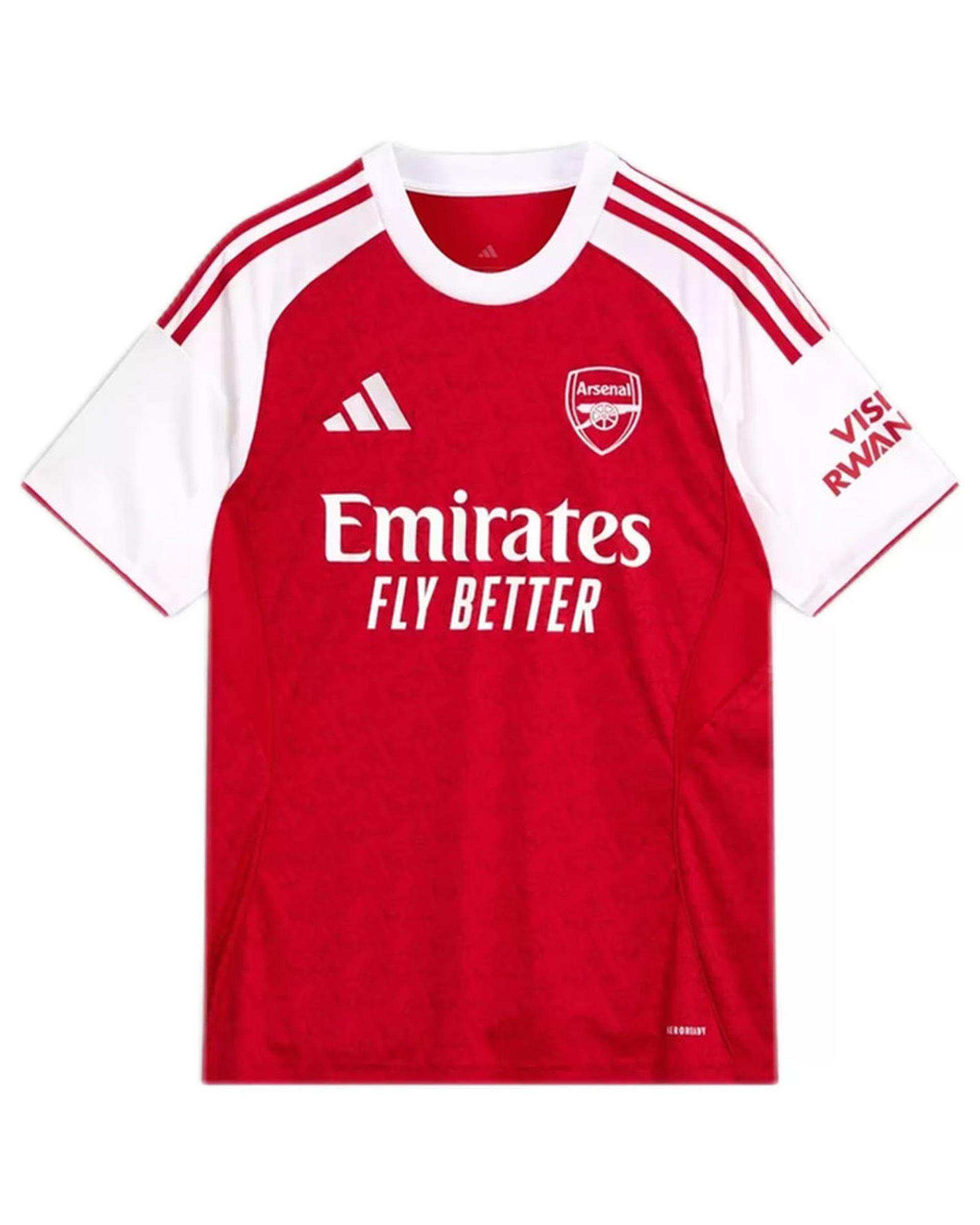 ست تی شرت و شلوارک ورزشی مردانه قرمز پانیل Panil مدل آرسنال Home 2026