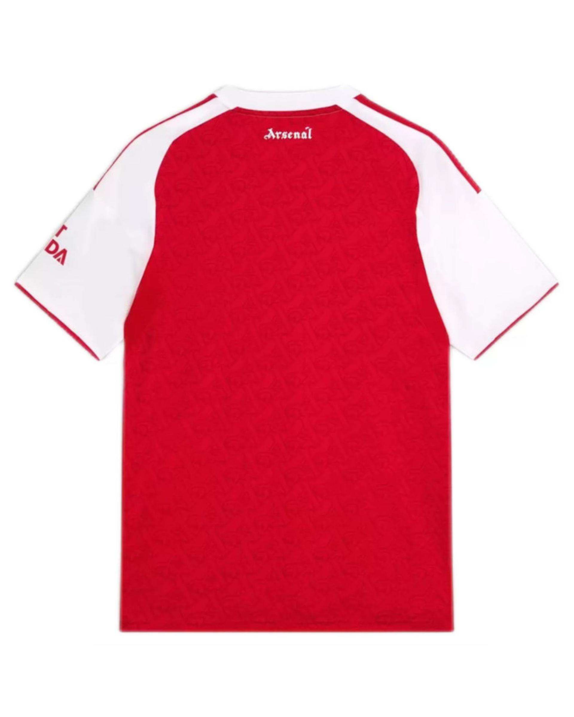 ست تی شرت و شلوارک ورزشی مردانه قرمز پانیل Panil مدل آرسنال Home 2026