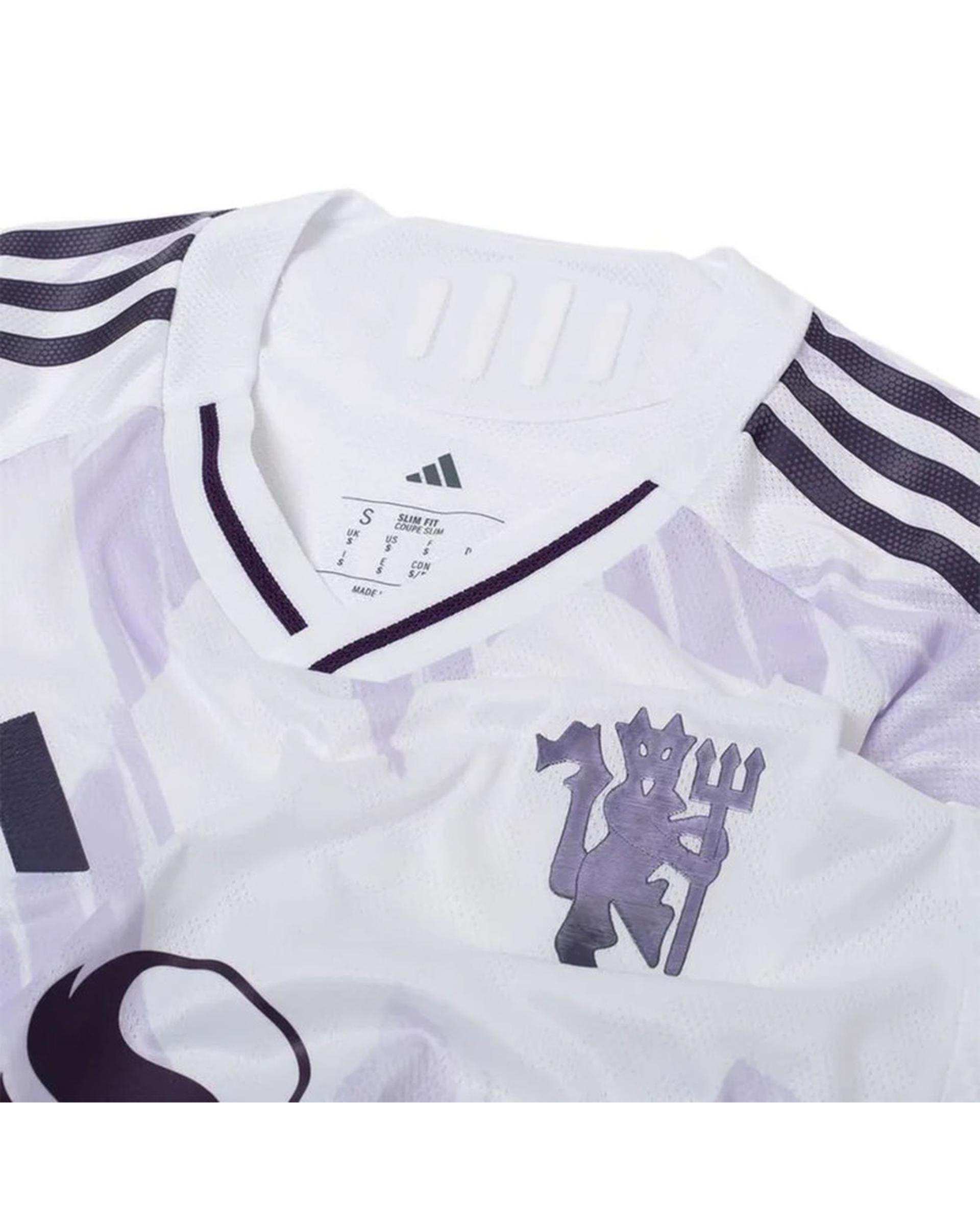 ست تی شرت و شلوارک ورزشی مردانه سفید پانیل Panil مدل منچستر یونایتد Away 2026