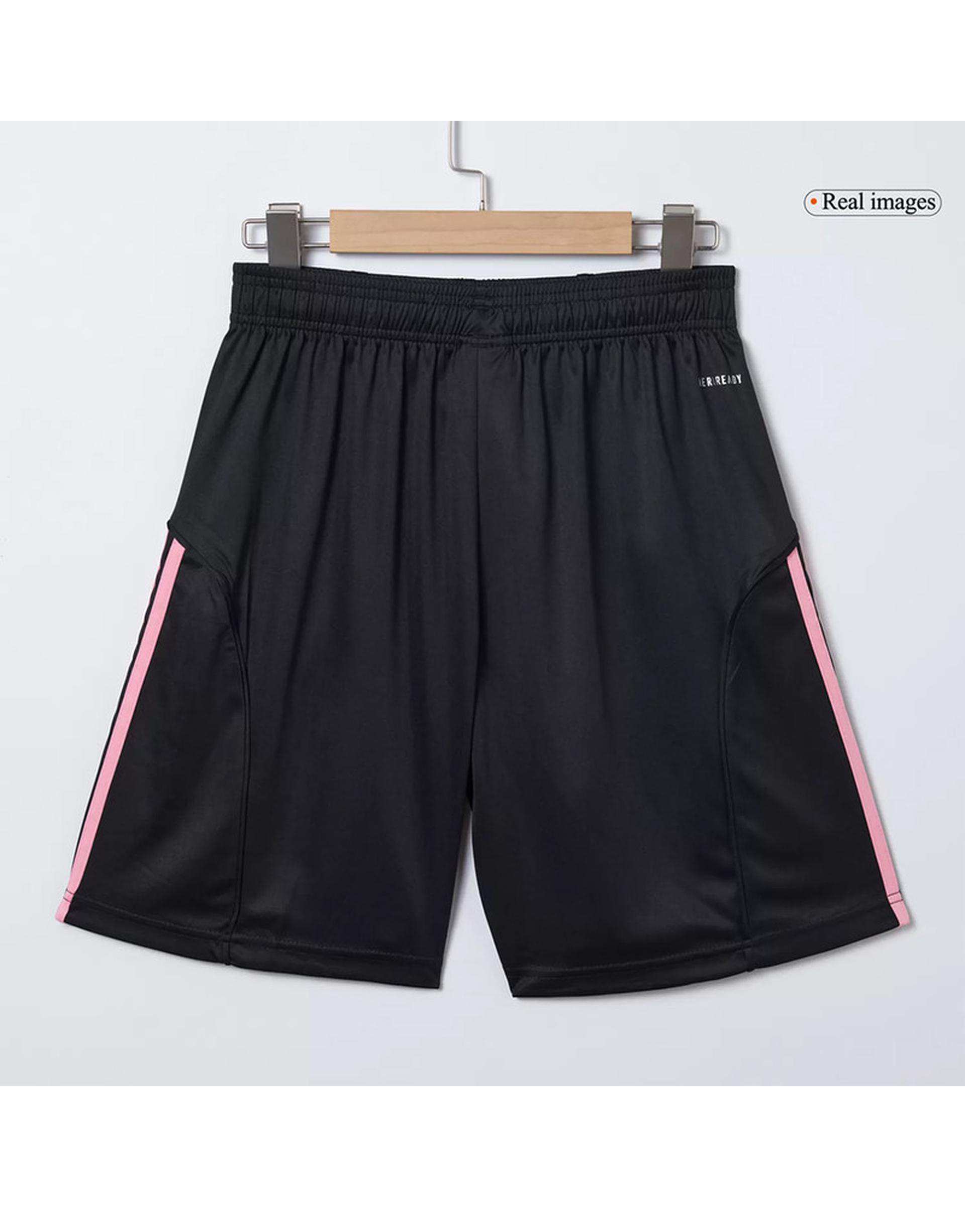 شلوارک ورزشی مردانه مشکی پانیل Panil مدل یوونتوس Home 2026