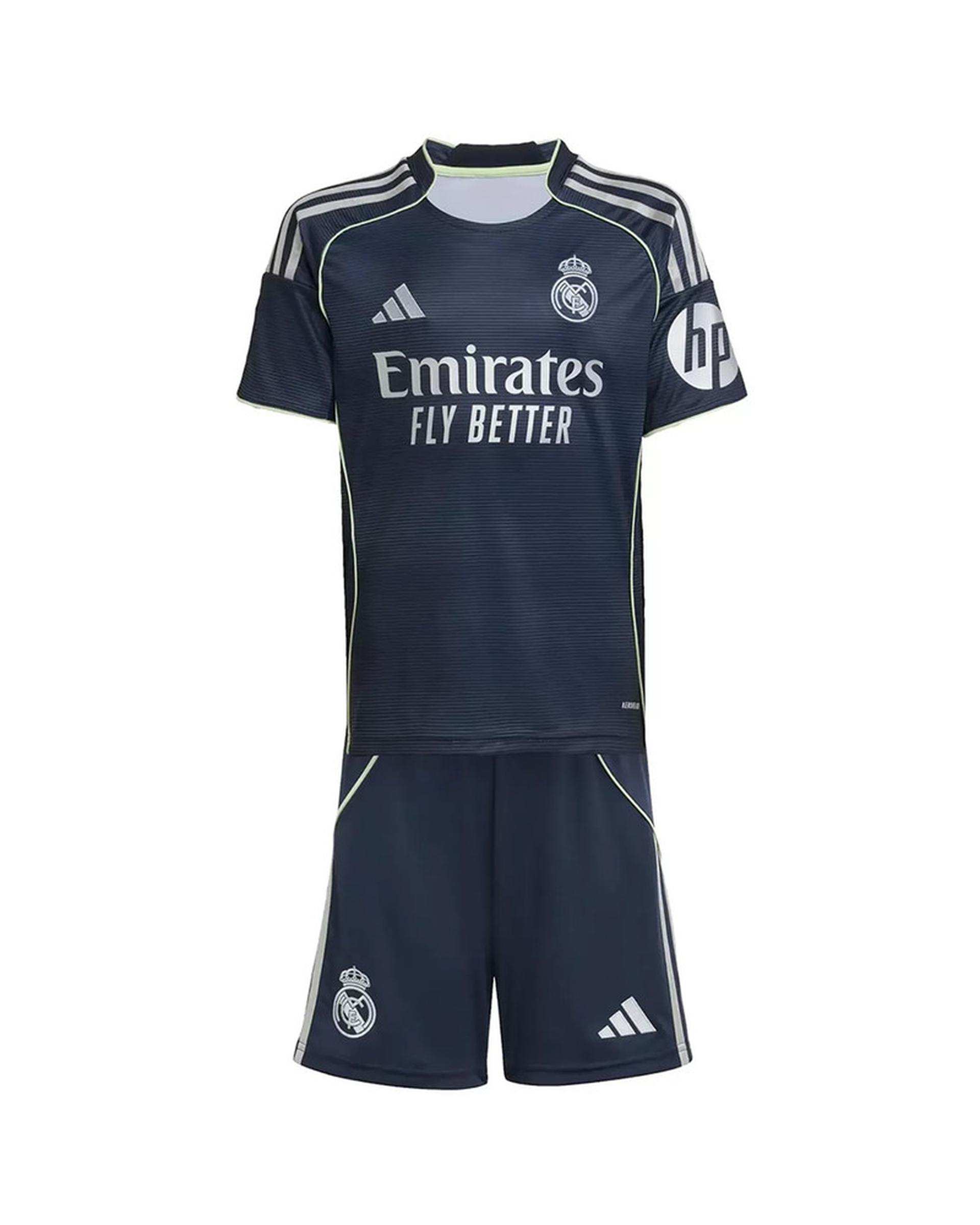 ست تی شرت و شلوارک ورزشی پسرانه سرمه ای پانیل Panil مدل رئال مادرید کد Away 2026