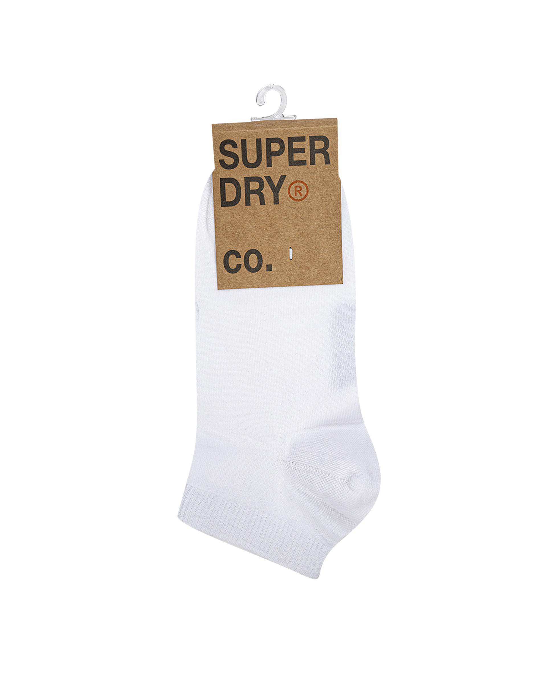 جوراب زنانه نیم ساق سفید سوپردرای Superdry کد 6466001