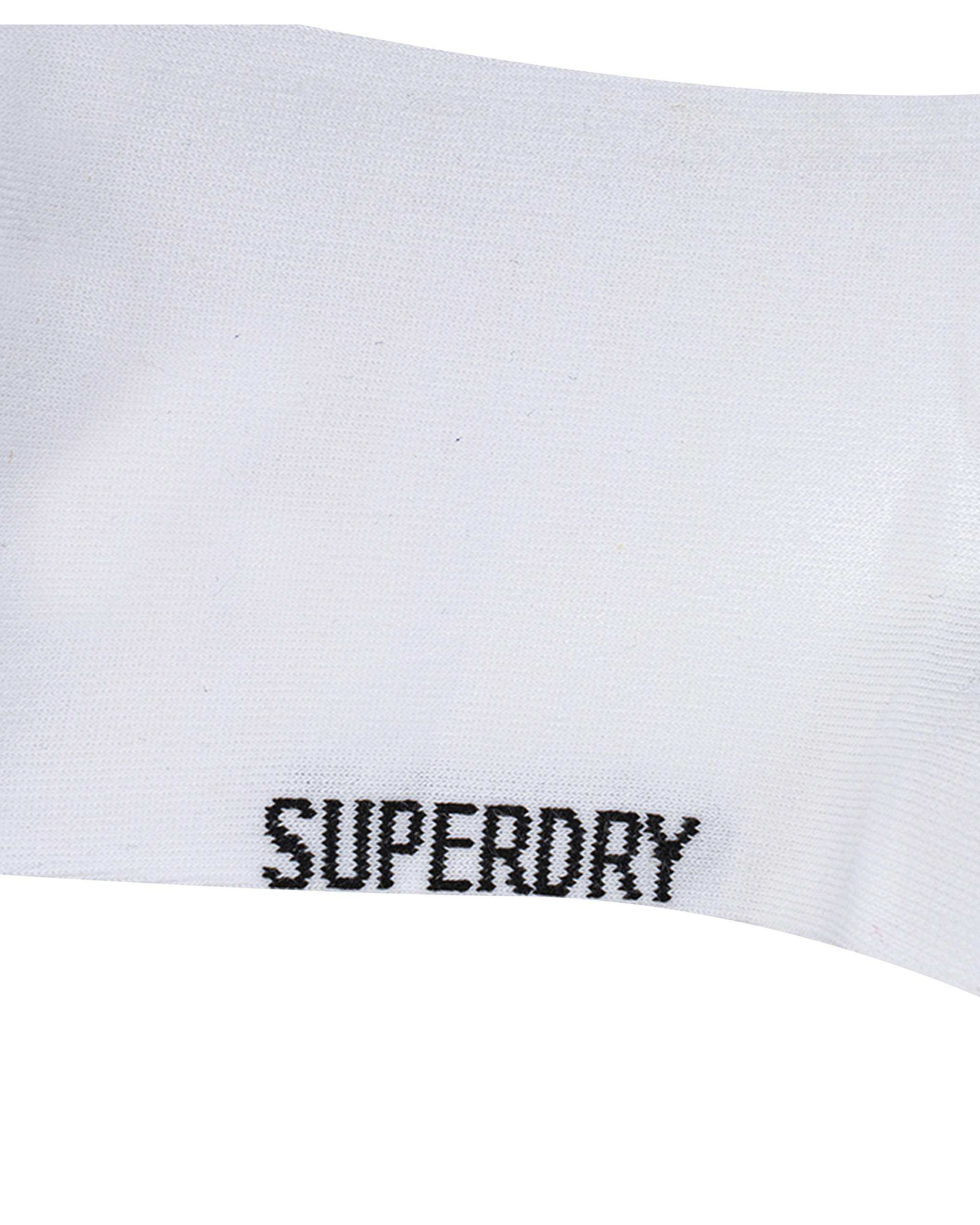 جوراب زنانه نیم ساق سفید سوپردرای Superdry کد 6466001