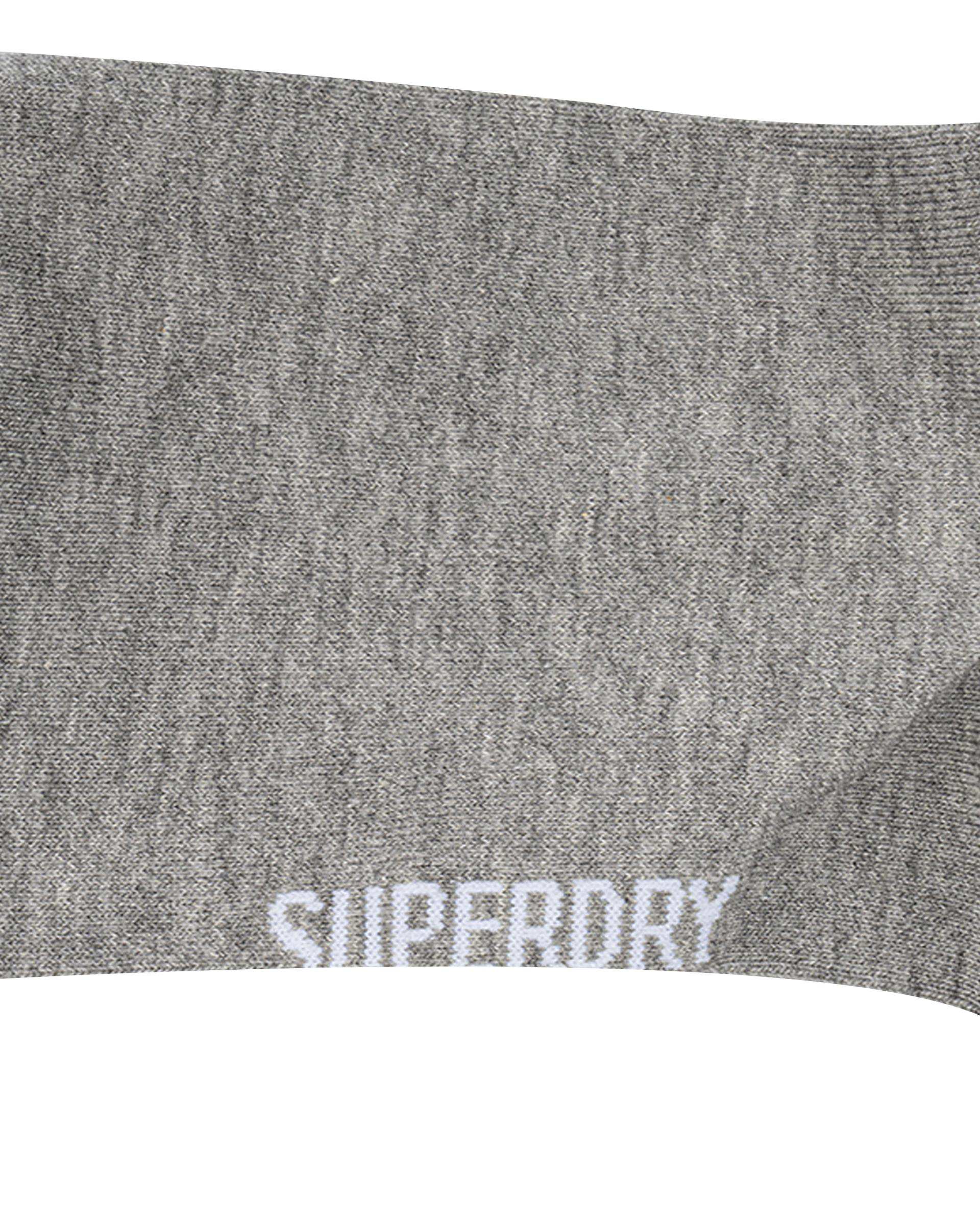 جوراب زنانه نیم ساق طوسی ملانژ سوپردرای Superdry کد 6466001