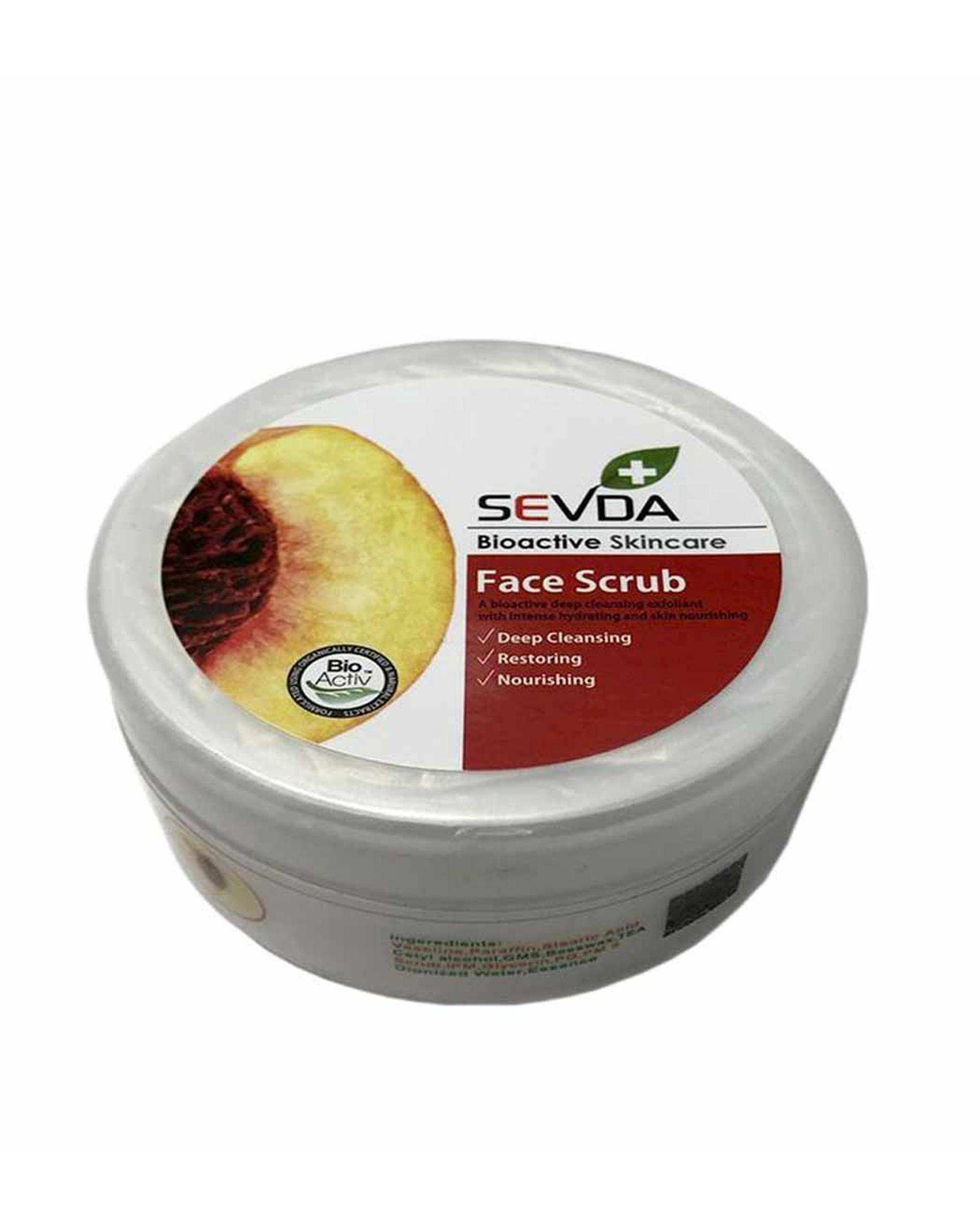 اسکراب صورت هلو سودا Sevda حجم 250ml