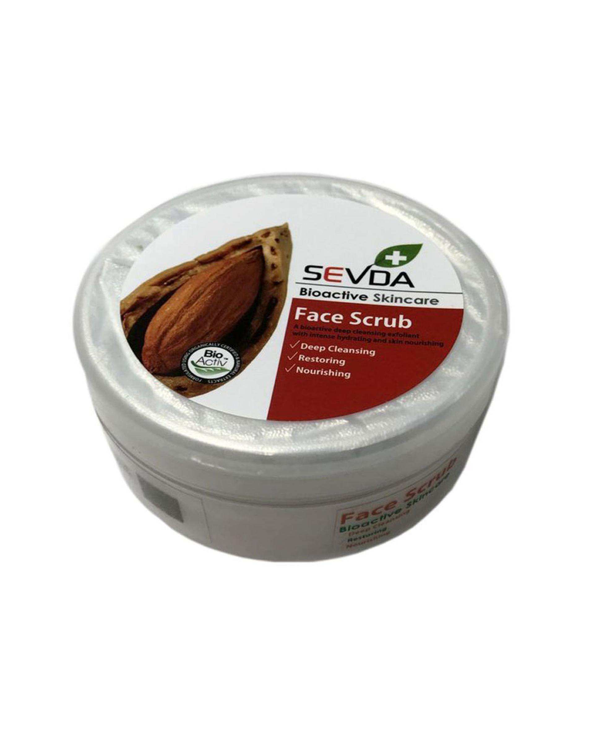 اسکراب صورت بادام سودا Sevda حجم 250ml