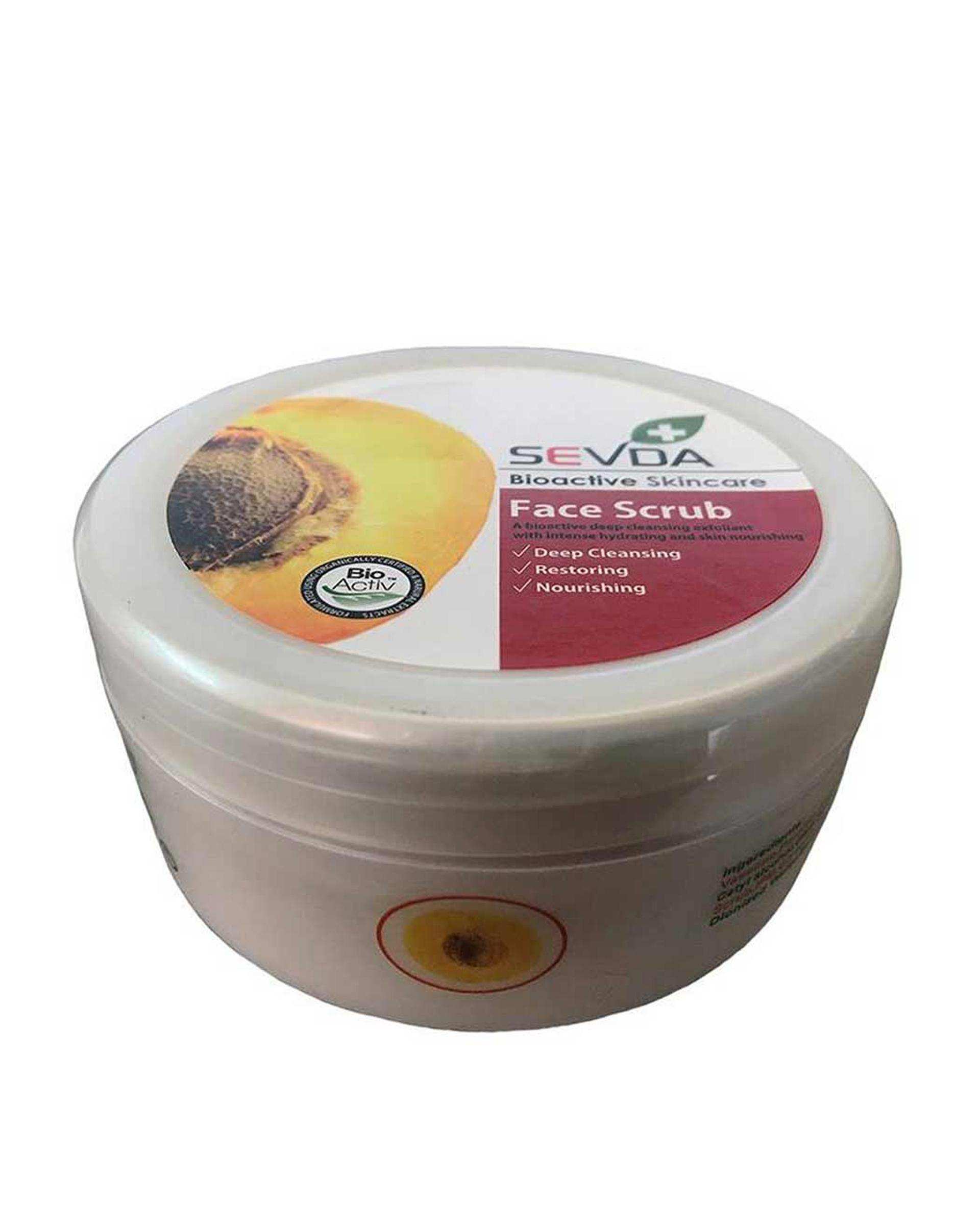 اسکراب صورت زردآلو سودا Sevda حجم 250ml