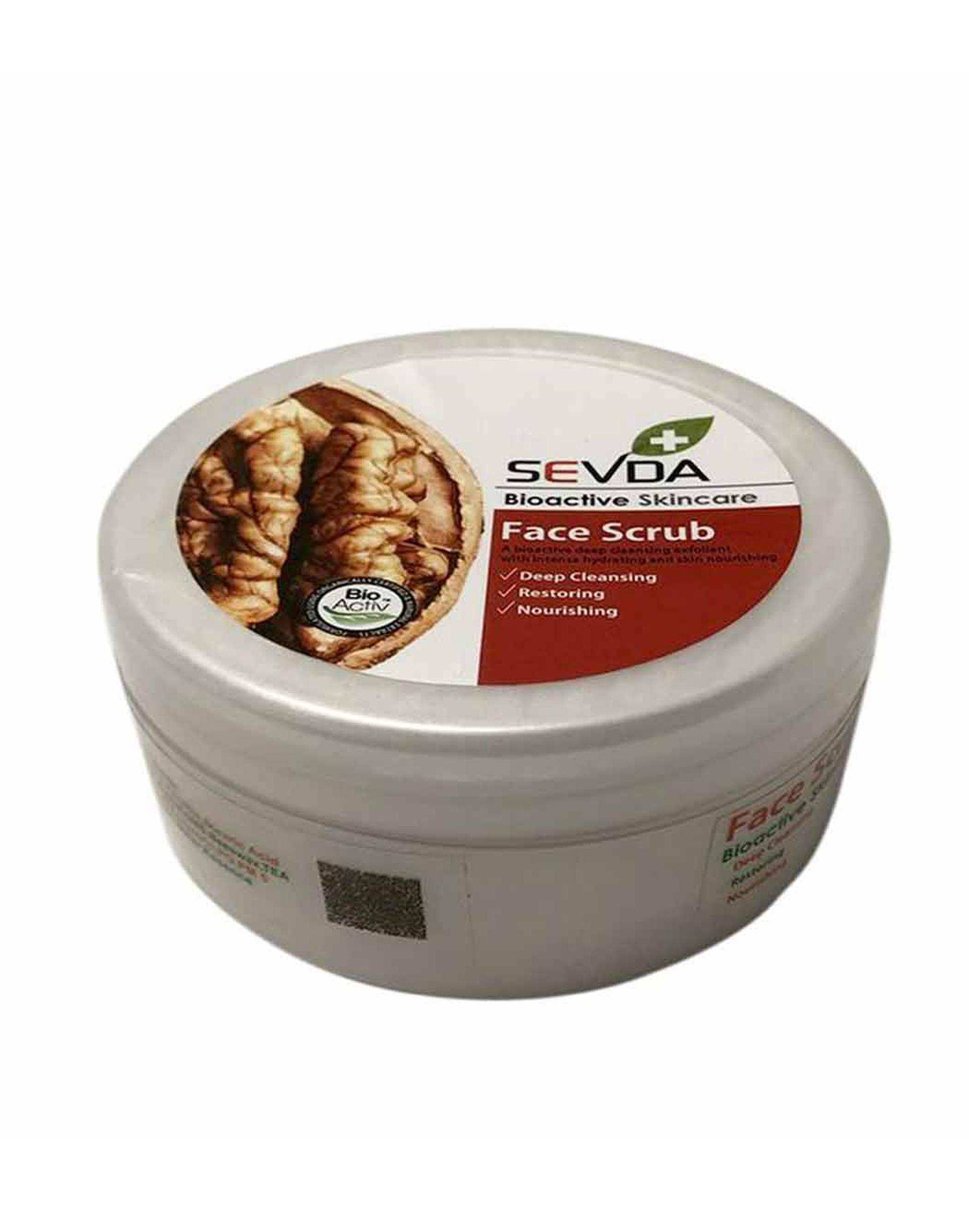 اسکراب صورت گردو سودا Sevda حجم 250ml