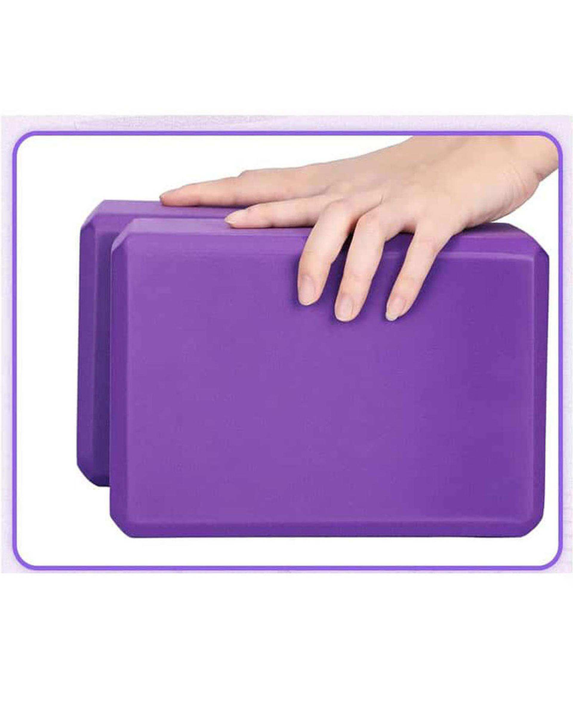 آجر یوگا آبی روشن مدل TPE بسته 2 عددی