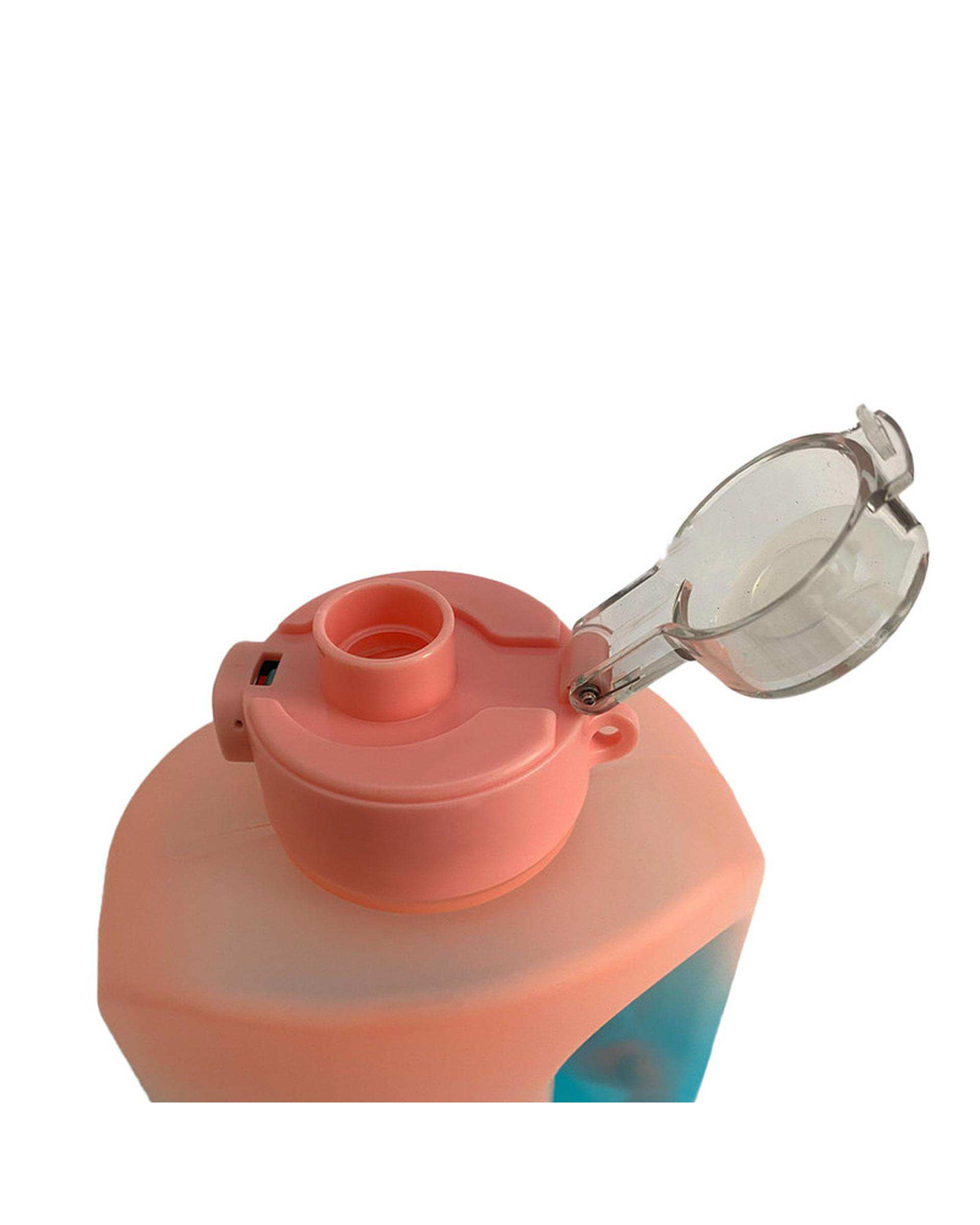 قمقمه ورزشی صورتی مدل درب پیچی گنجایش 1.5 لیتر کد 2025