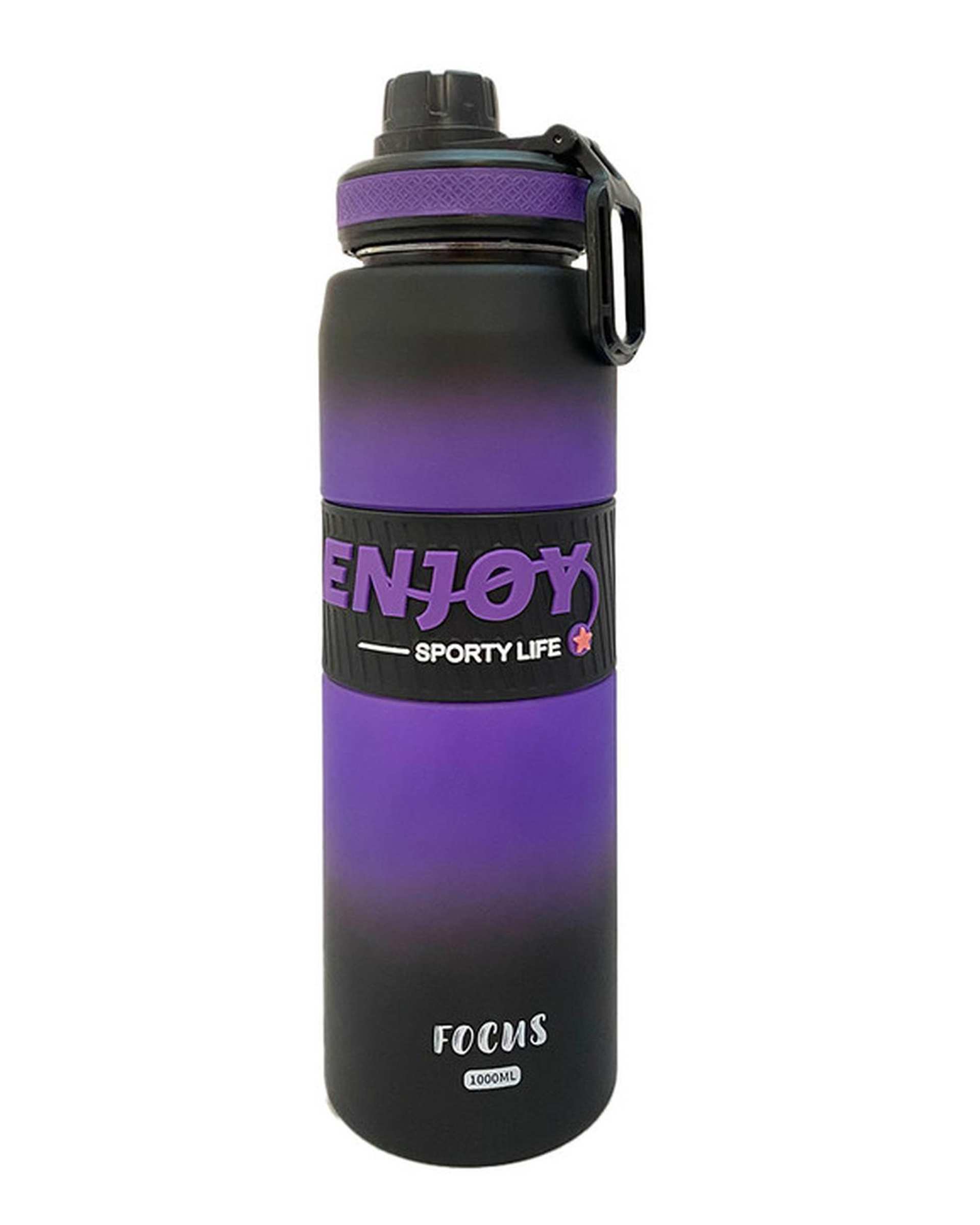 قمقمه ورزشی بنفش مدل Enjoy گنجایش 1 لیتر کد 2025