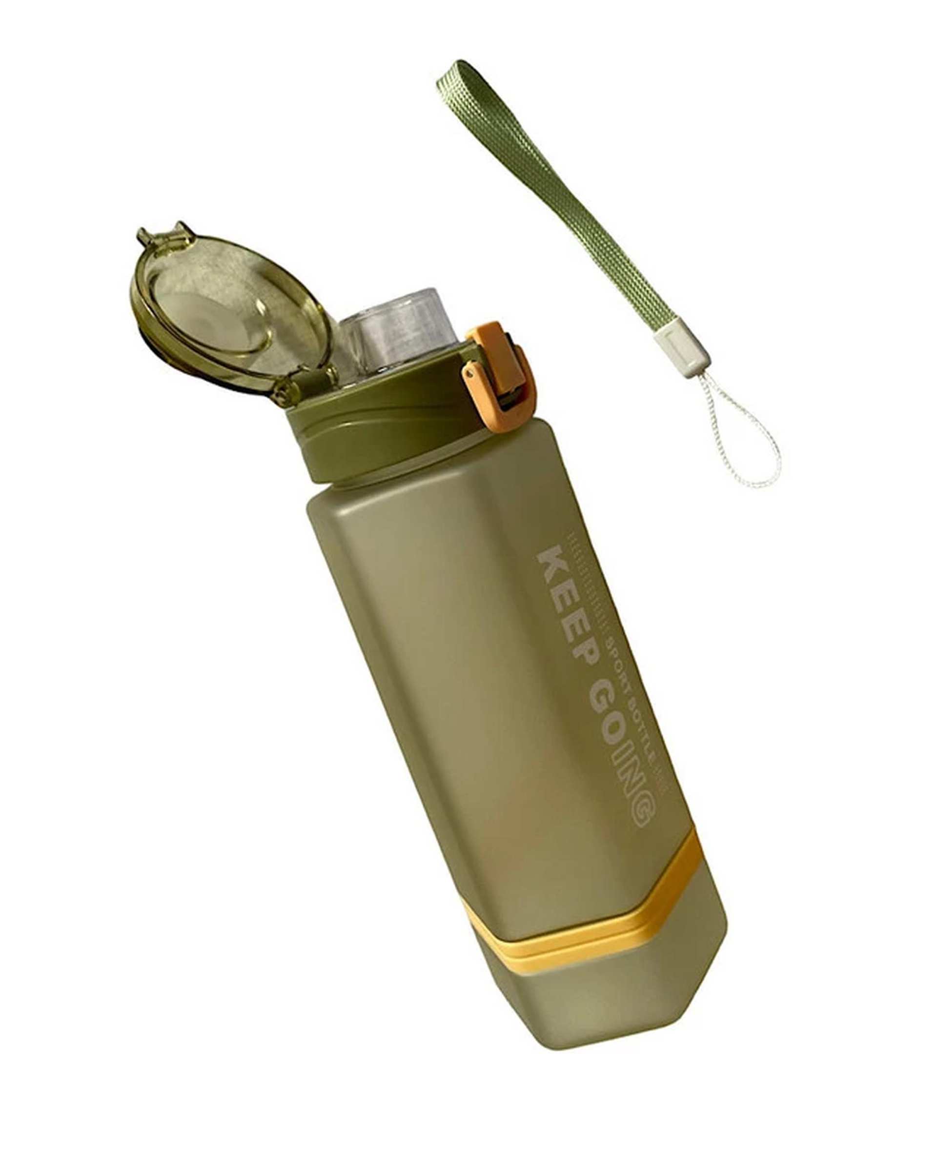 قمقمه زیتونی ایون مدل شش ضلعی گنجایش 0.900 لیتر