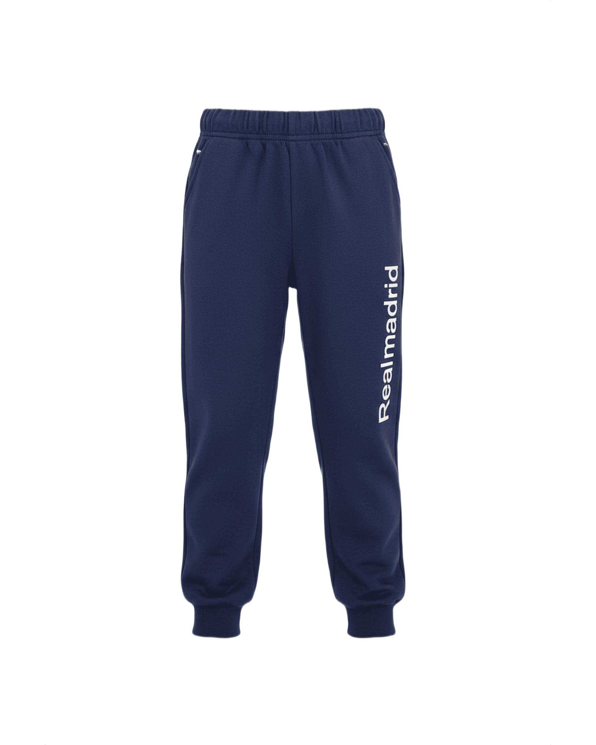 ست سویشرت دورس و شلوار اسلش پسرانه سرمه ای فیورلا Fiorella مدل رئال مادرید