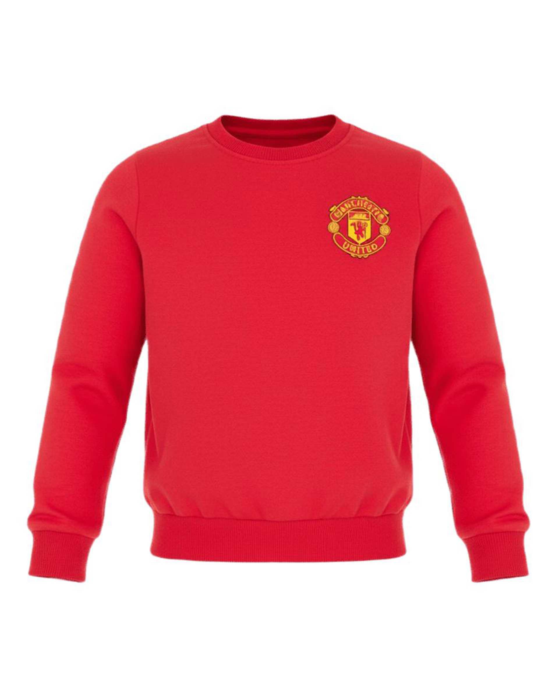 ست سویشرت دورس و شلوار اسلش پسرانه مشکی قرمز فیورلا Fiorella مدل منچستر