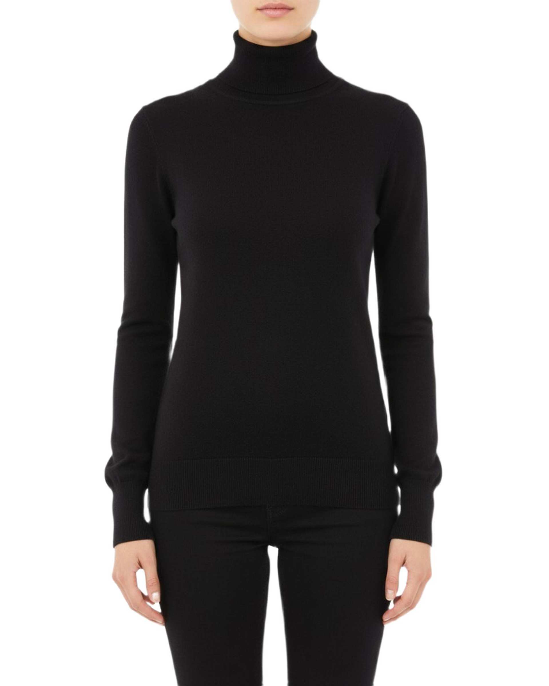 بلوز زنانه بافت مشکی سرژه Serge کد 225176