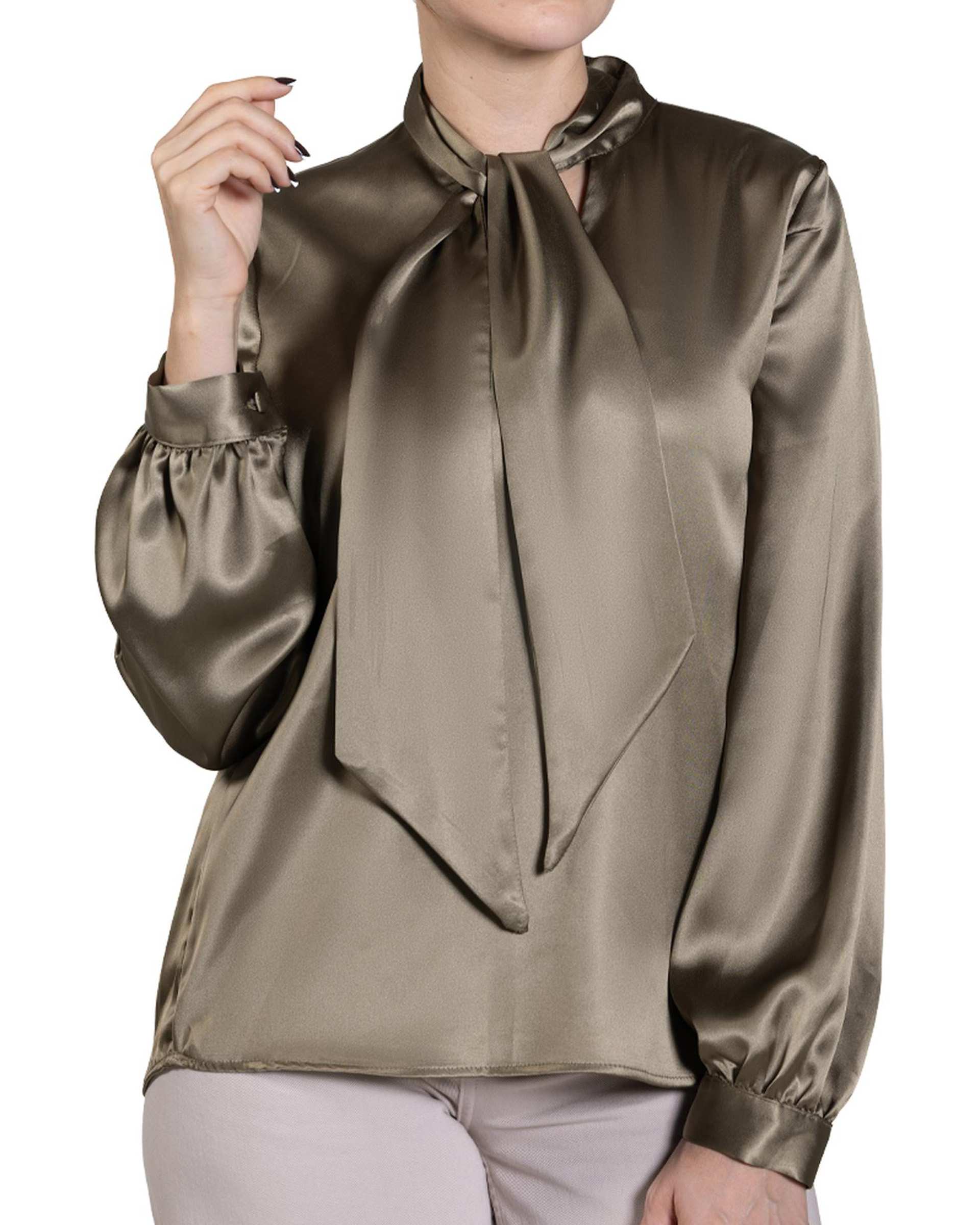 بلوز زنانه سبز سرژه Serge کد 204671