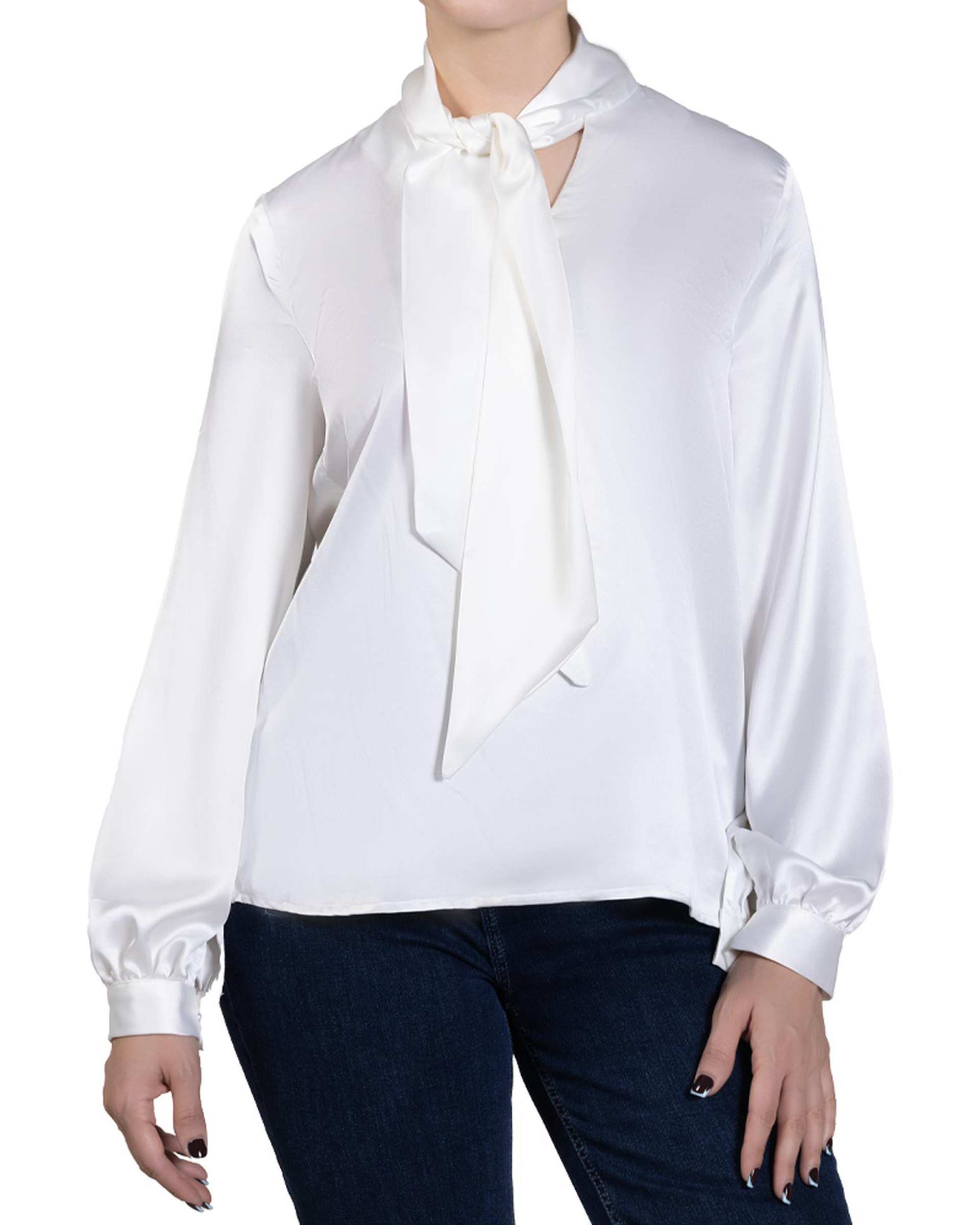 بلوز زنانه سفید سرژه Serge کد 204671