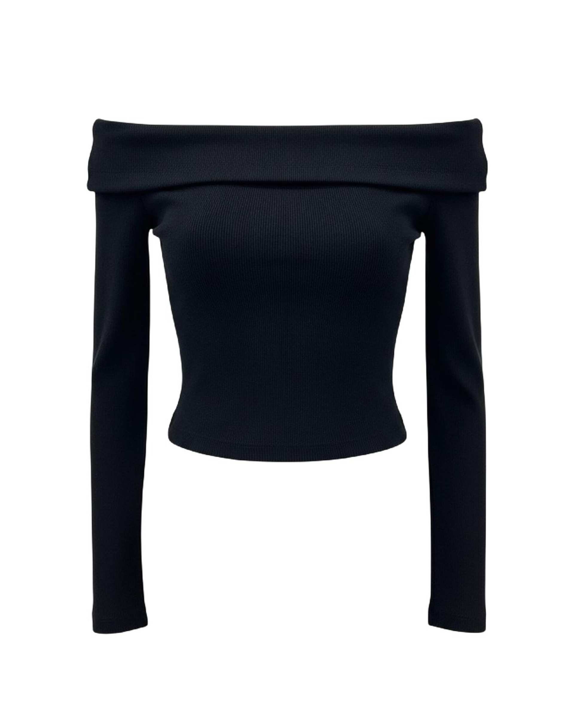 بلوز زنانه مشکی سرژه Serge کد 243110