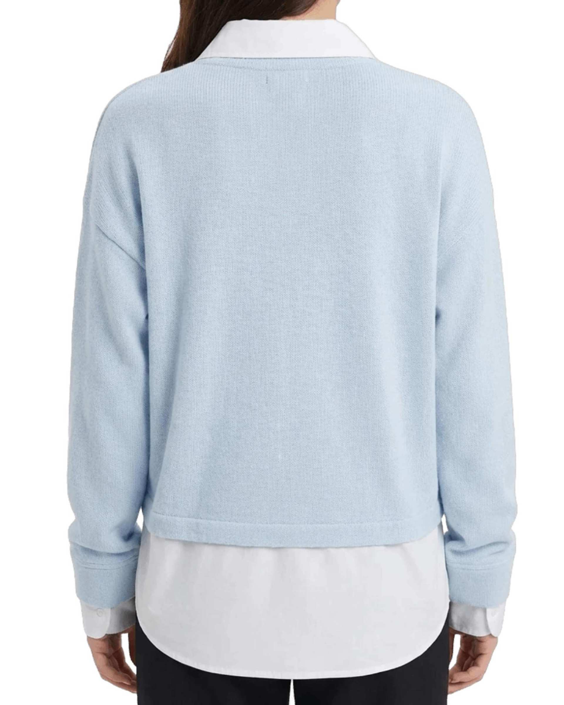 بلوز زنانه آبی روشن سرژه Serge کد 243108