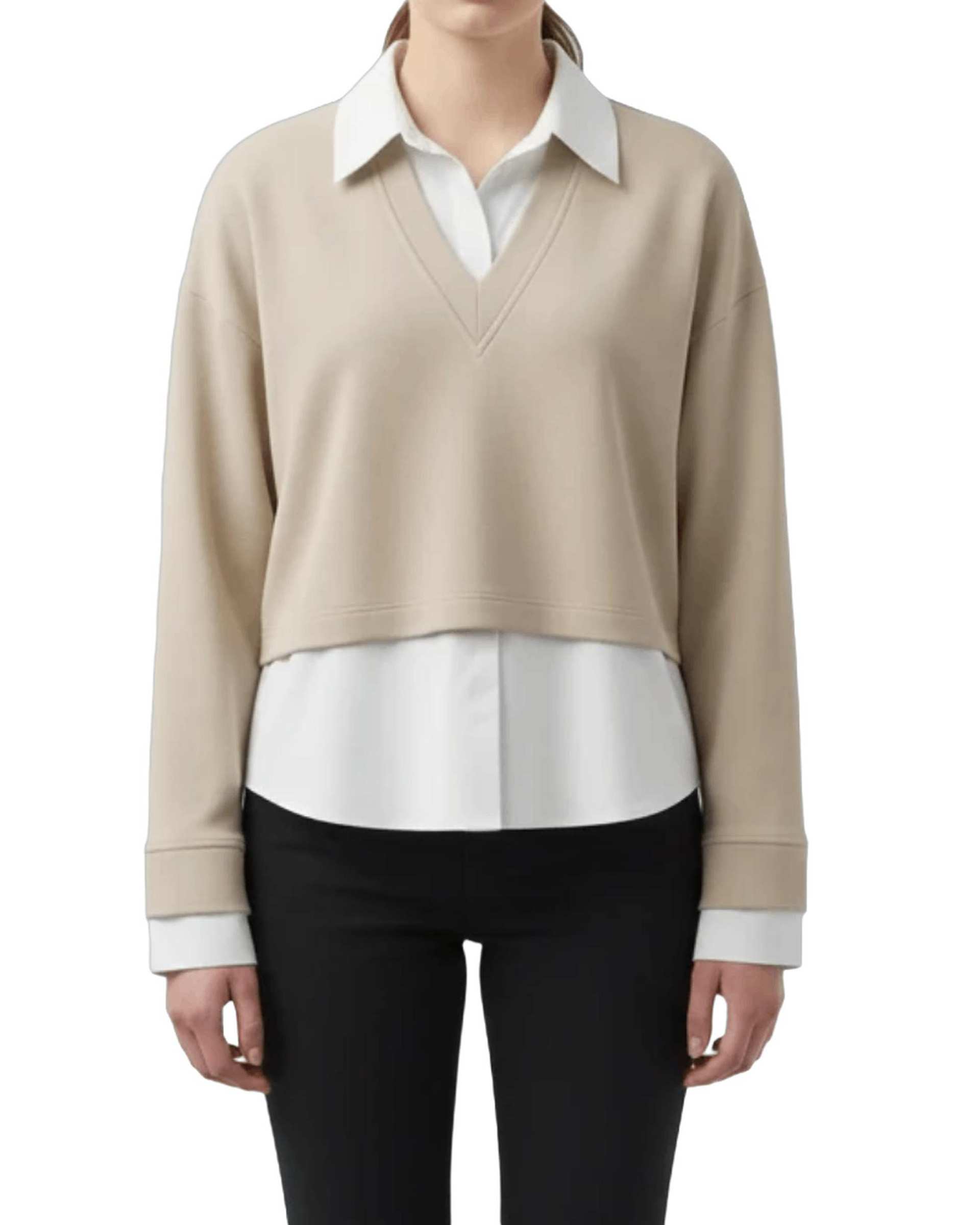 بلوز زنانه کرم روشن سرژه Serge کد 243108