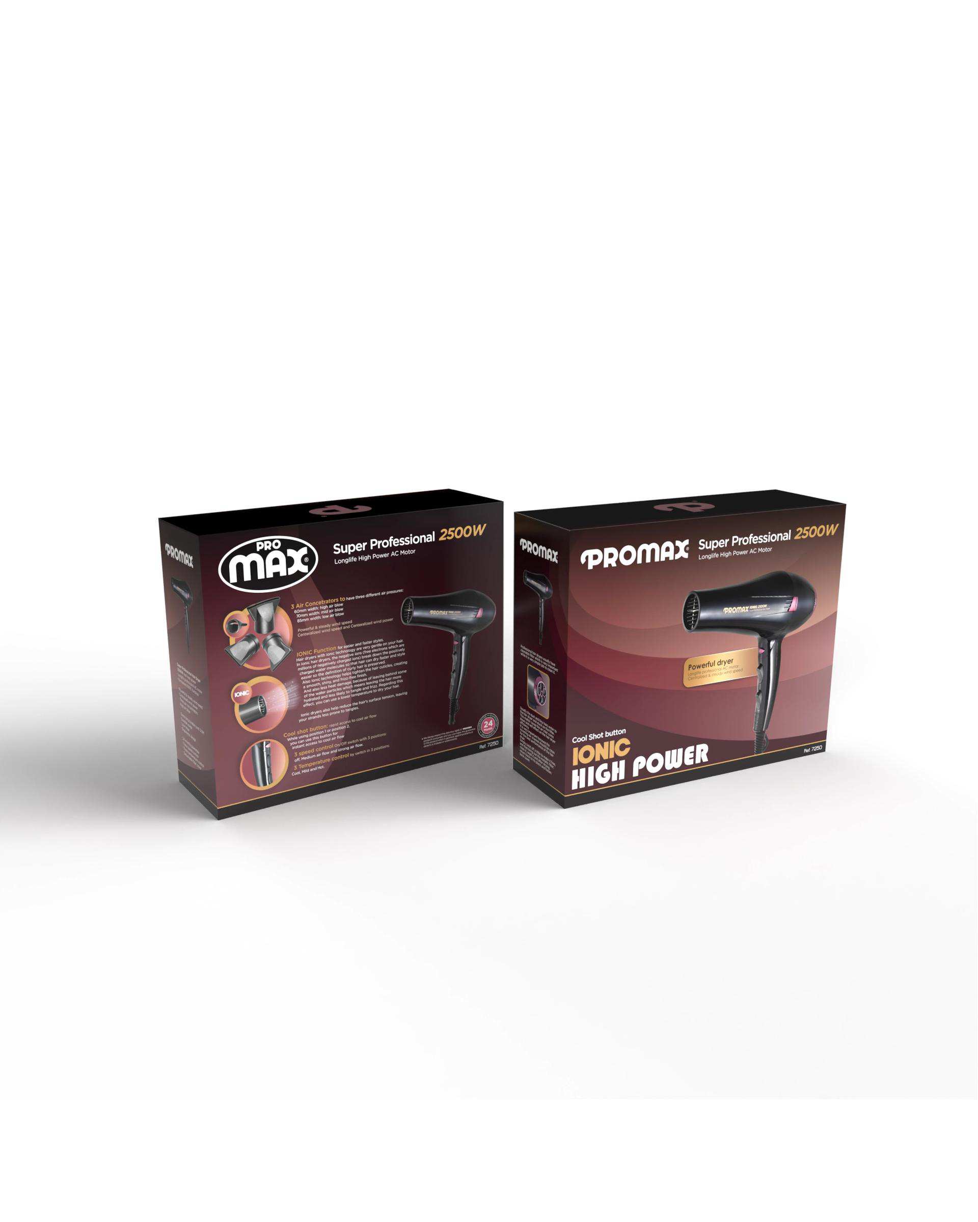 سشوار 2500 وات پرومکس Promax مدل 7250