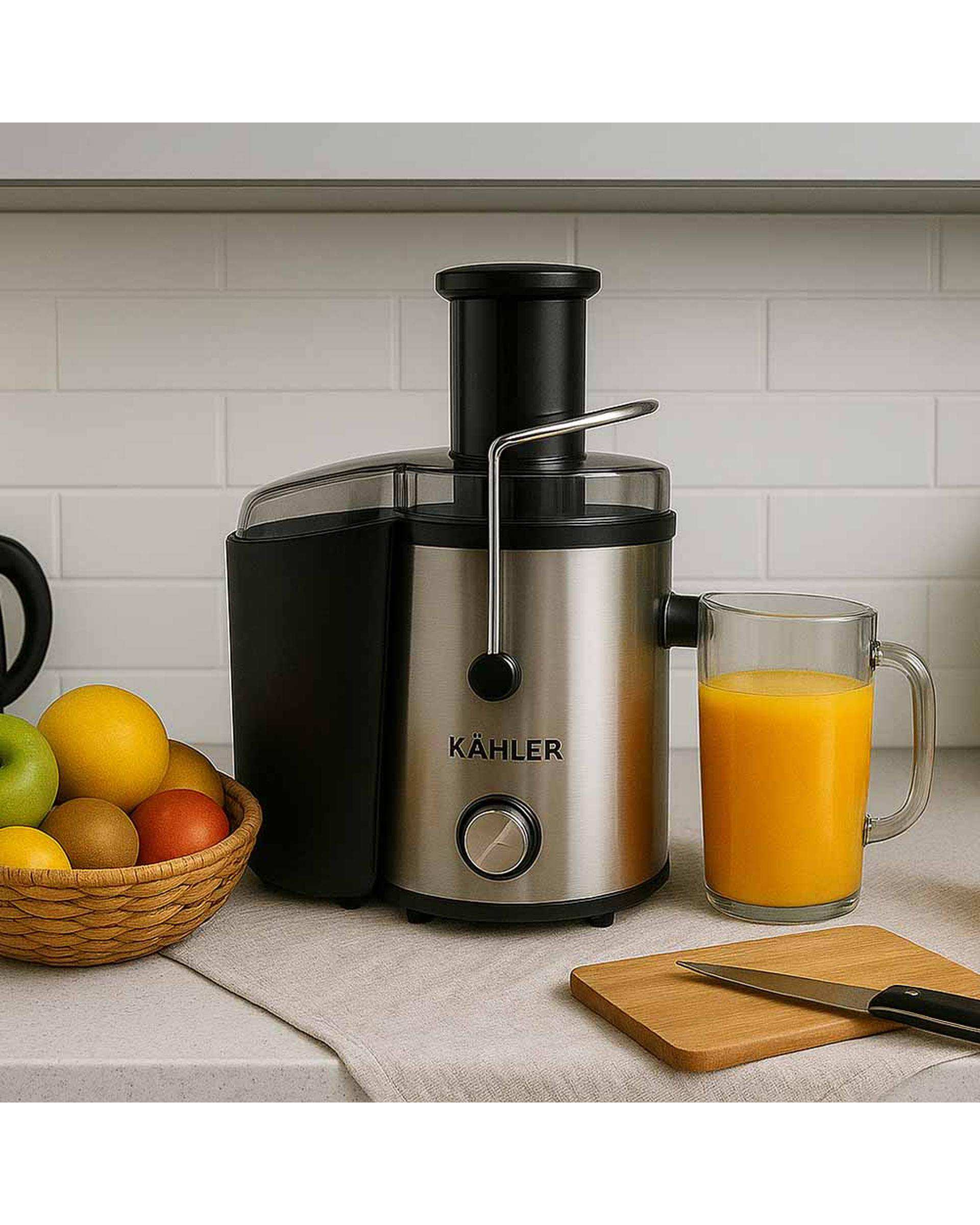 آبمیوه گیری تک کاره مشکی کاخلر Kahler مدل KH-1182-SB