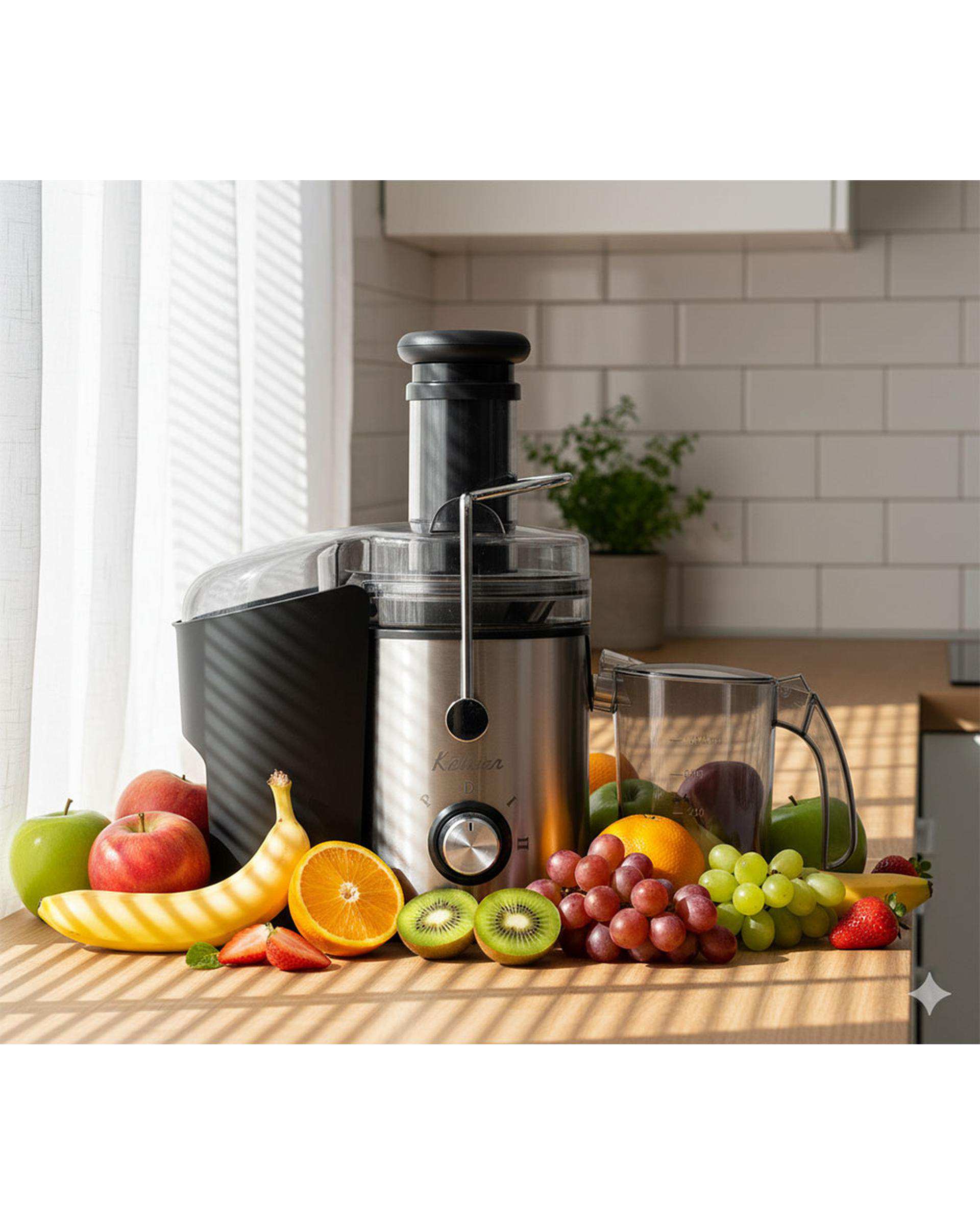 آبمیوه گیری تک کاره مشکی کاخلر Kahler مدل KH-1182-SB