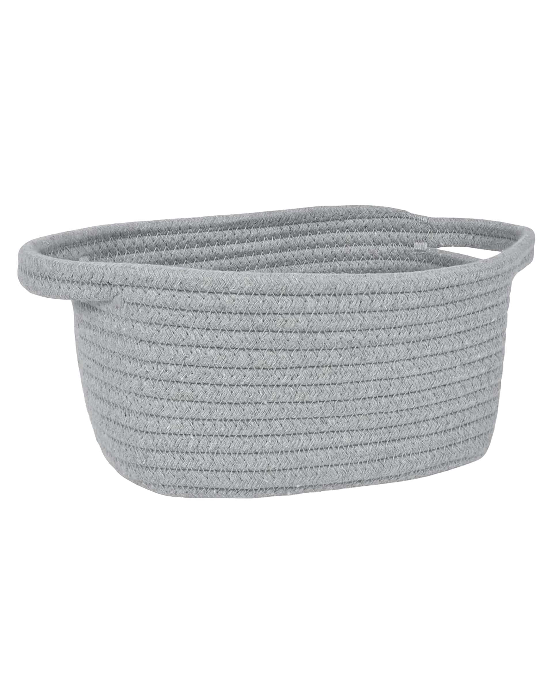 سبد کپو بافی طوسی روشن مدل fg